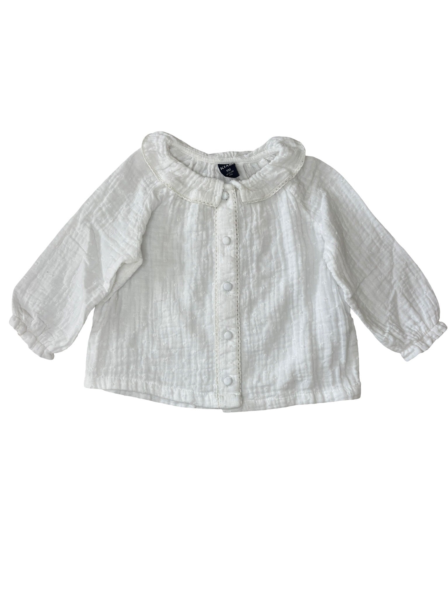 Chemise Blanche - Kiabi - 9 mois