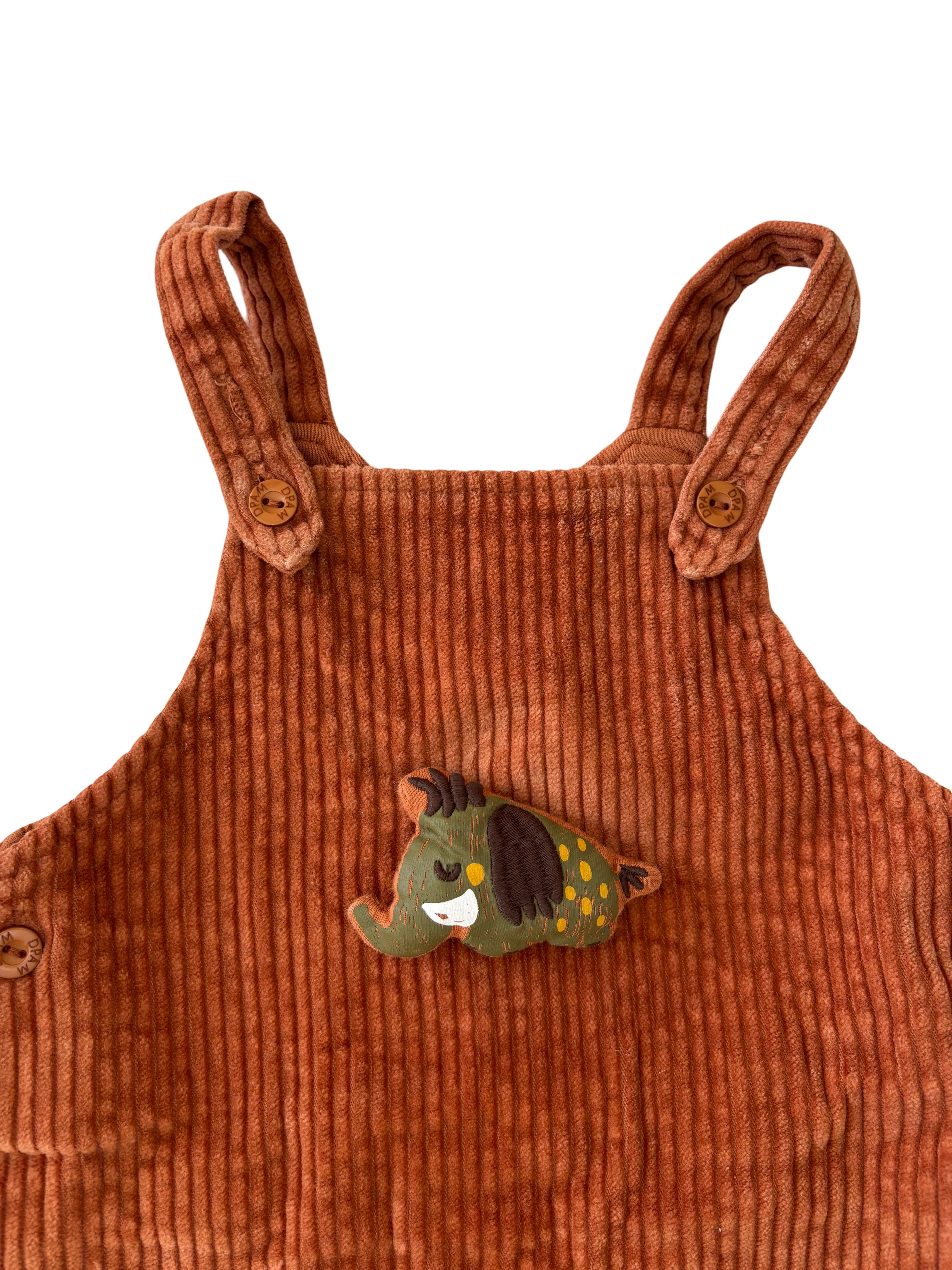 Salopette Terracotta - Du Pareil Au Même - 9 mois