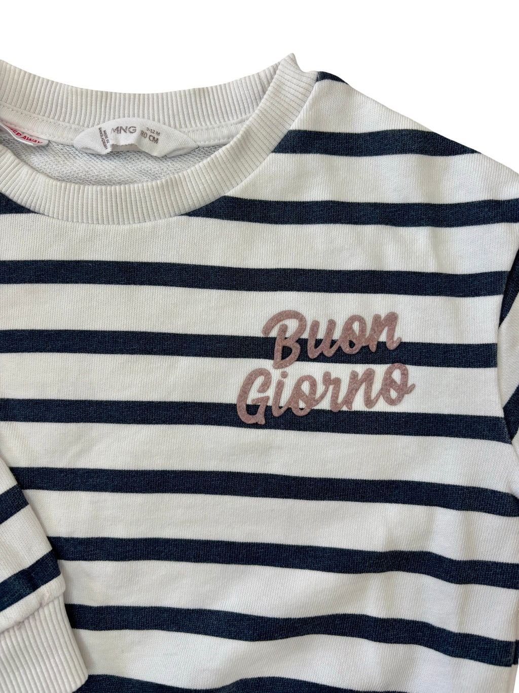 Marinière "Buon Giorno" - Mango - 9/12 mois