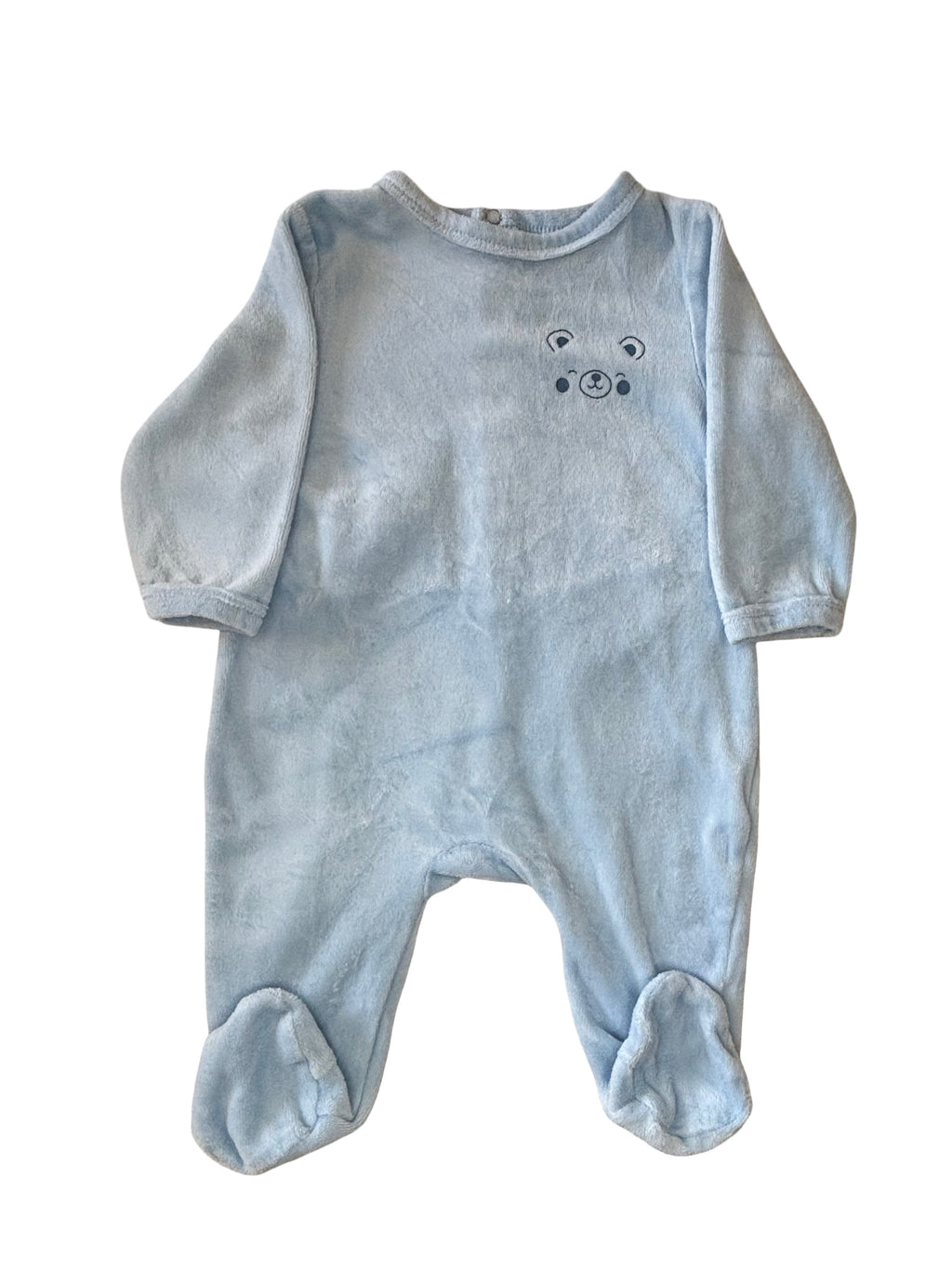 Pyjama Ours Bleu - Mots d'Enfants - 9 mois