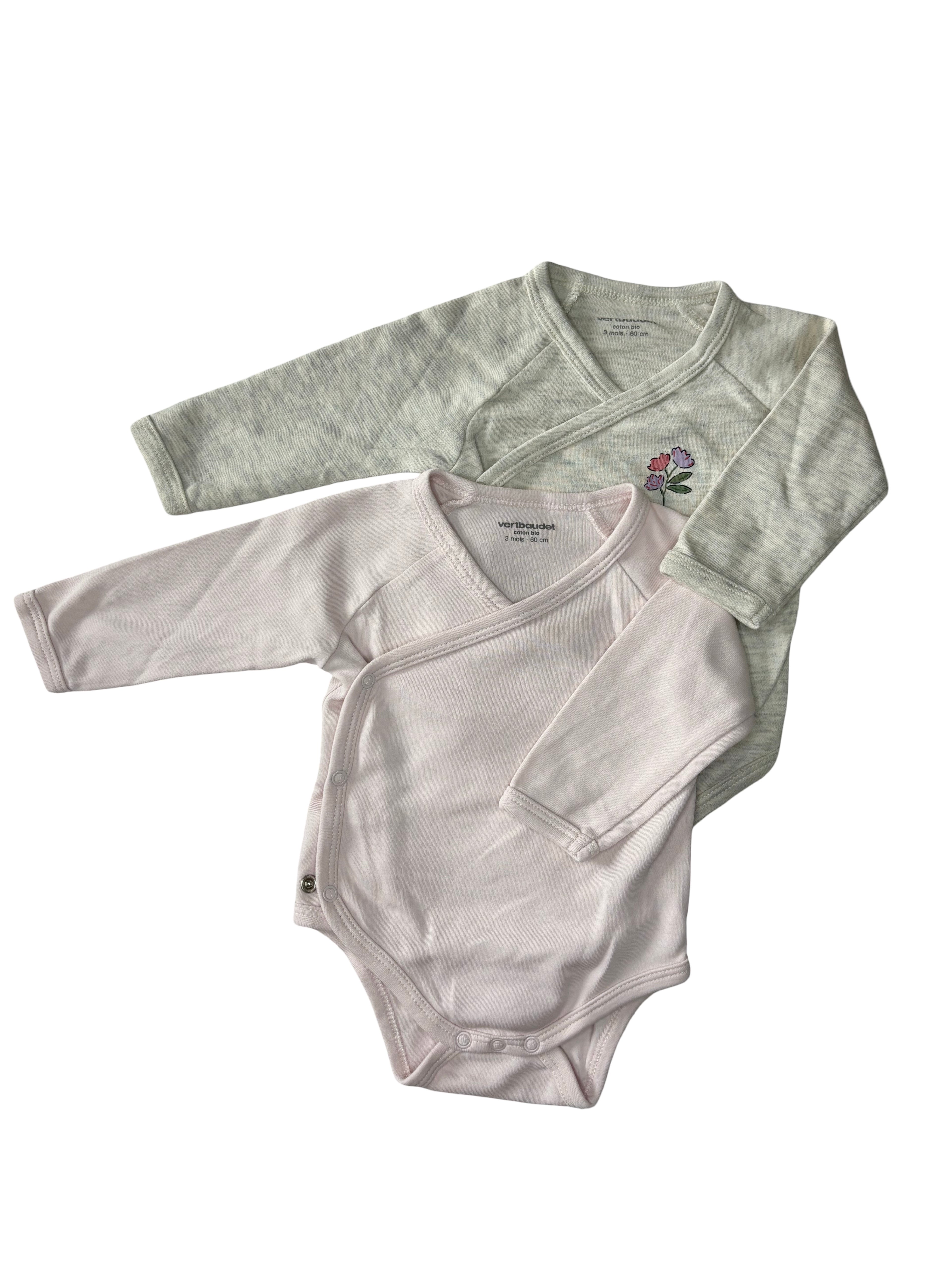 Lot Bodies - Vertbaudet - 3 mois