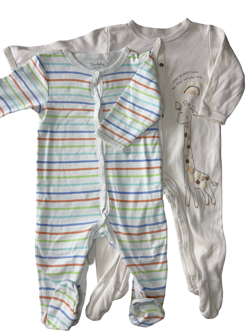 Lot Pyjamas Fins - Kimbaloo - 12 mois