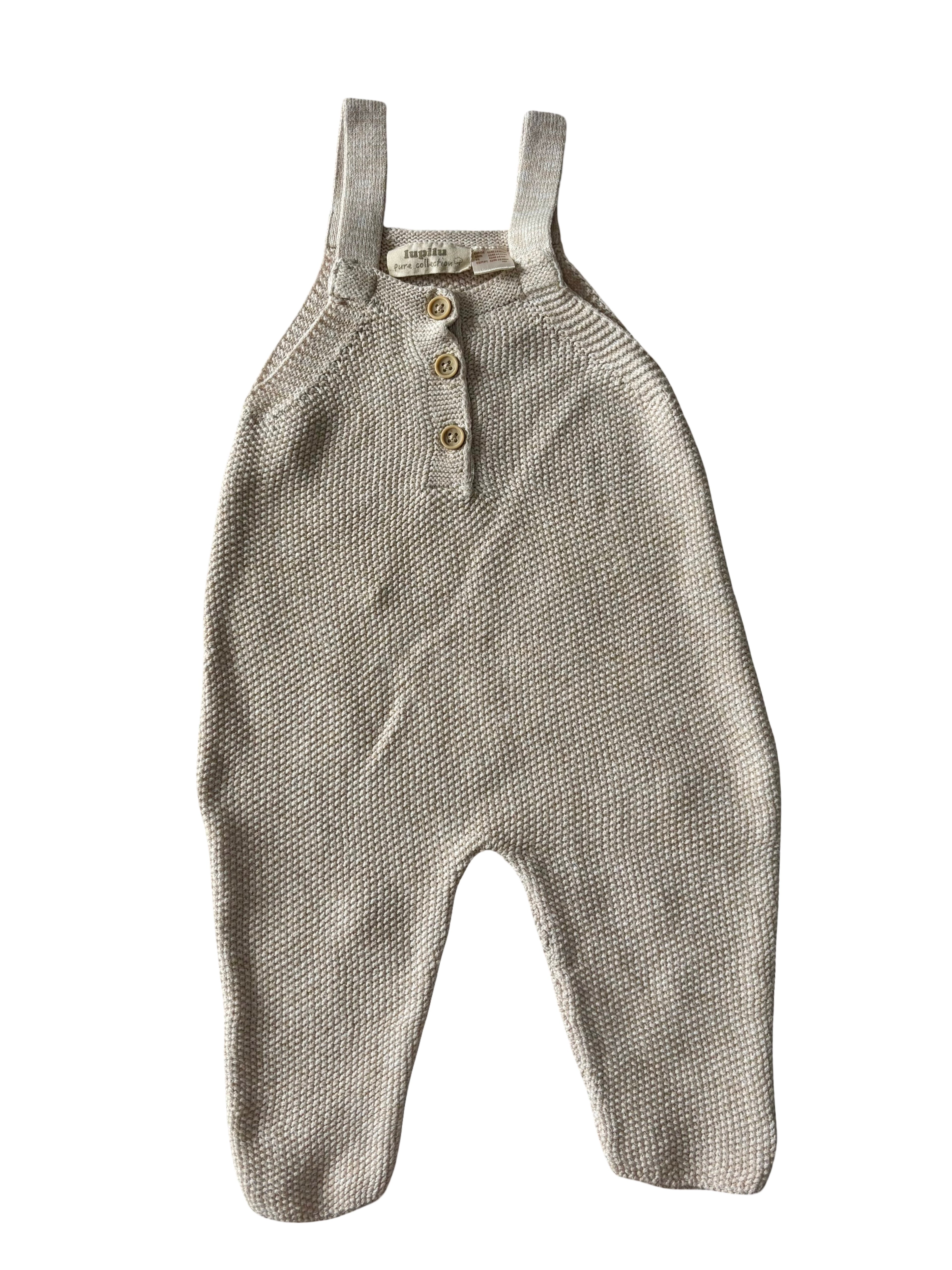 Salopette Beige - Lupilu - 2/6 mois