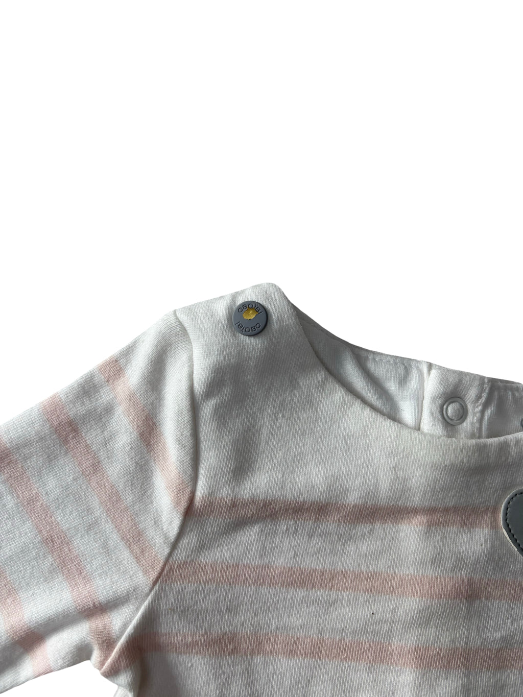 T-Shirt Épais Rayures - Obaïbi - 1 mois