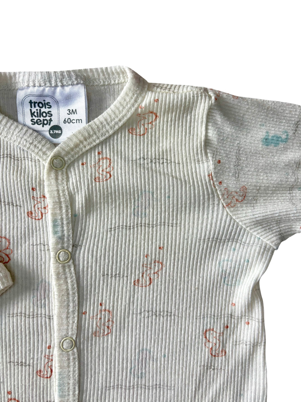 Pyjama Fin Hippocampes - Trois Kilos Sept - 3 mois