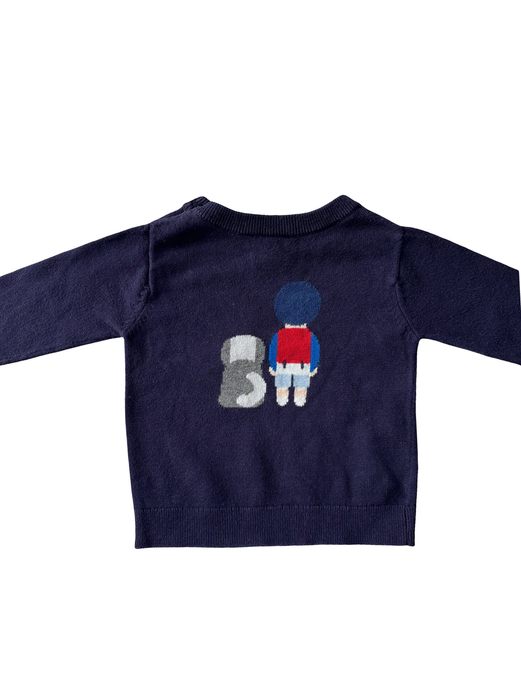 Pull Bleu Marine - Jacadi - 6 mois