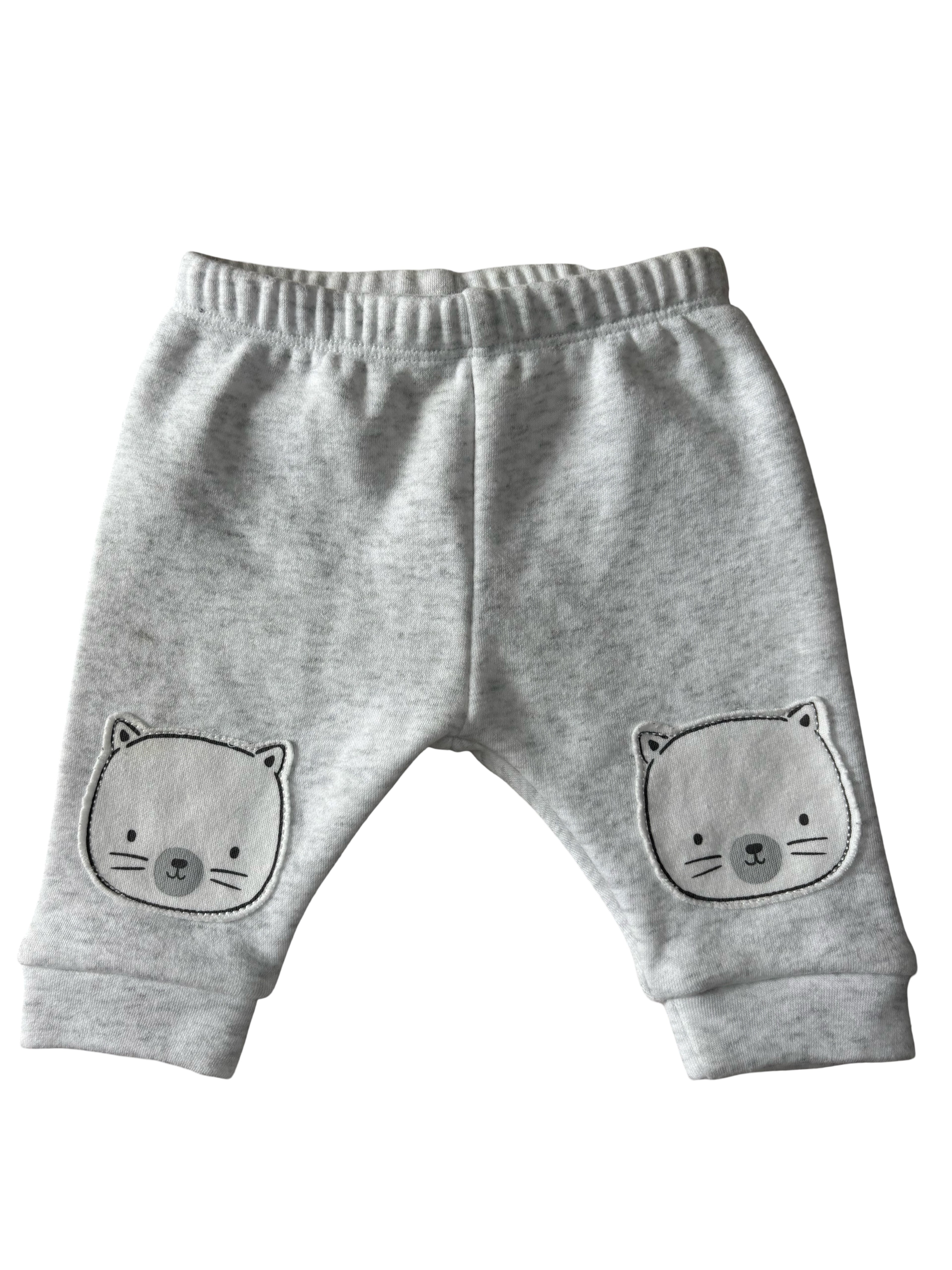 Jogging Chat Gris - Tissaia - 1 mois