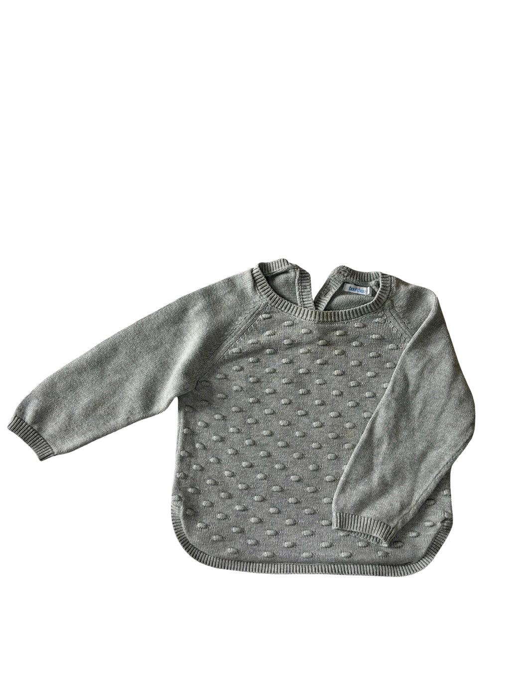 Pull Nuages Gris - Bout'chou - 12 mois