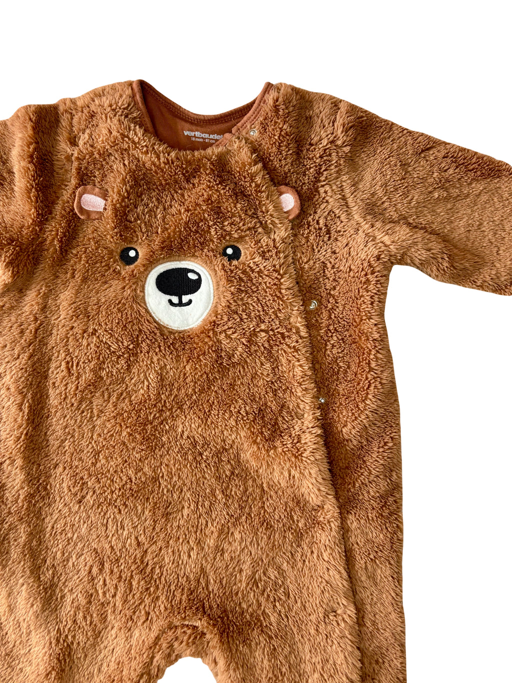Pyjama Peluche Ours - Vertbaudet - 18 mois