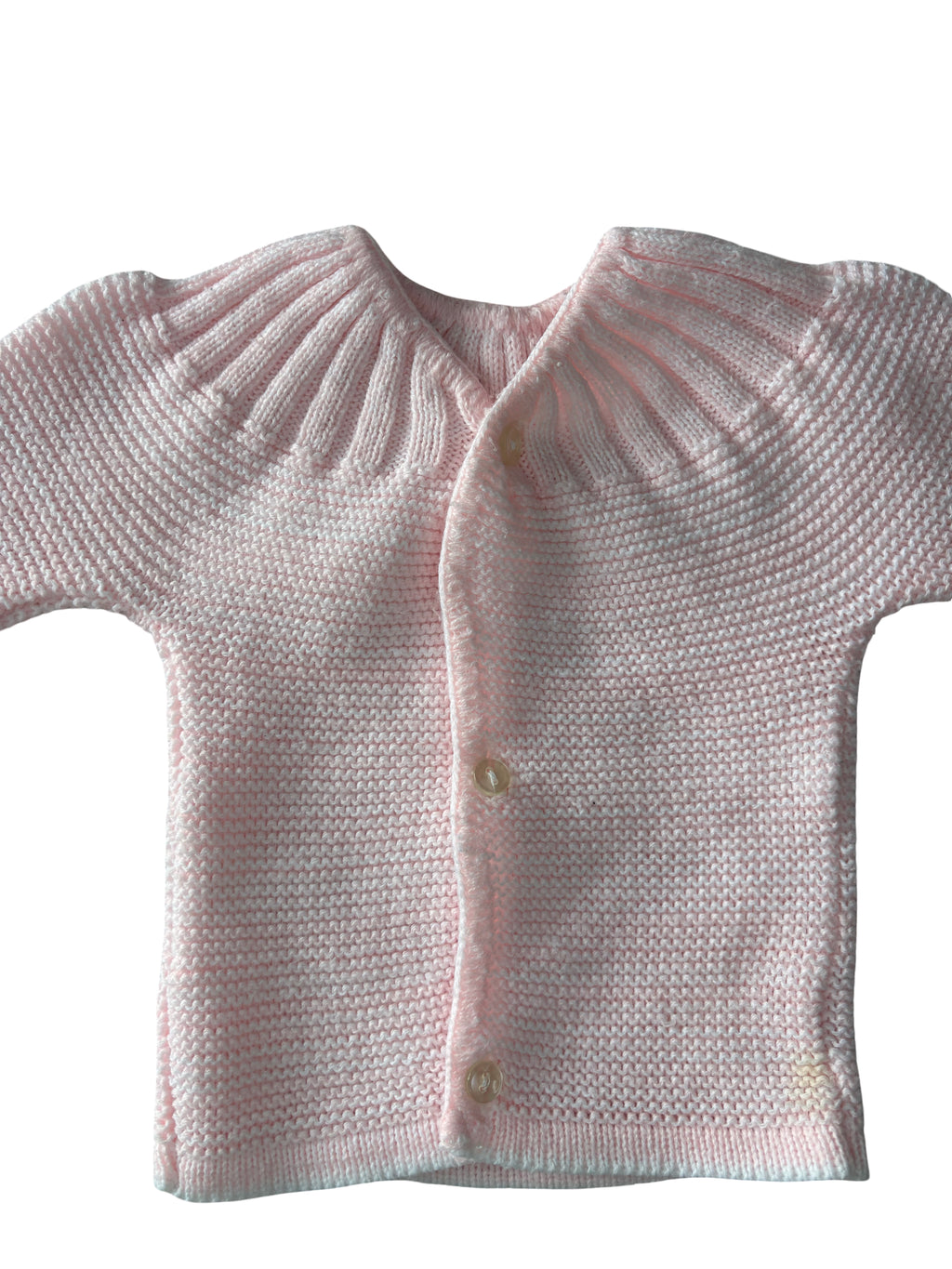 Veste Naissance - Tricoté Main - 0 mois