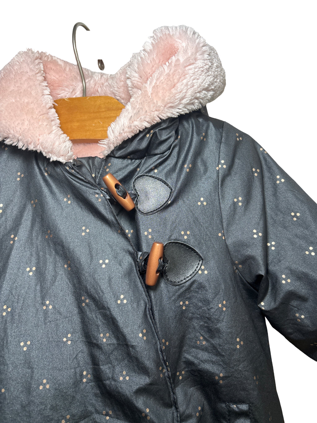 Manteau Noir Doublé Et Rembourré - Gémo - 12 mois