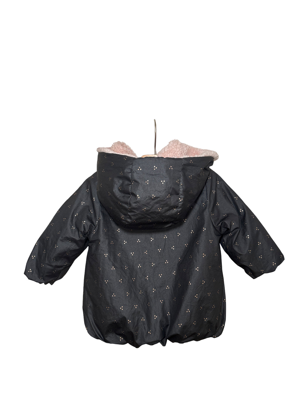 Manteau Noir Doublé Et Rembourré - Gémo - 12 mois