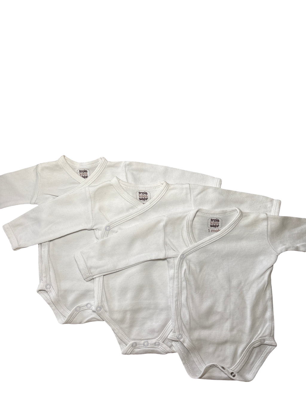 Lot De 3 Bodies - Trois Kilos Sept - 1 mois