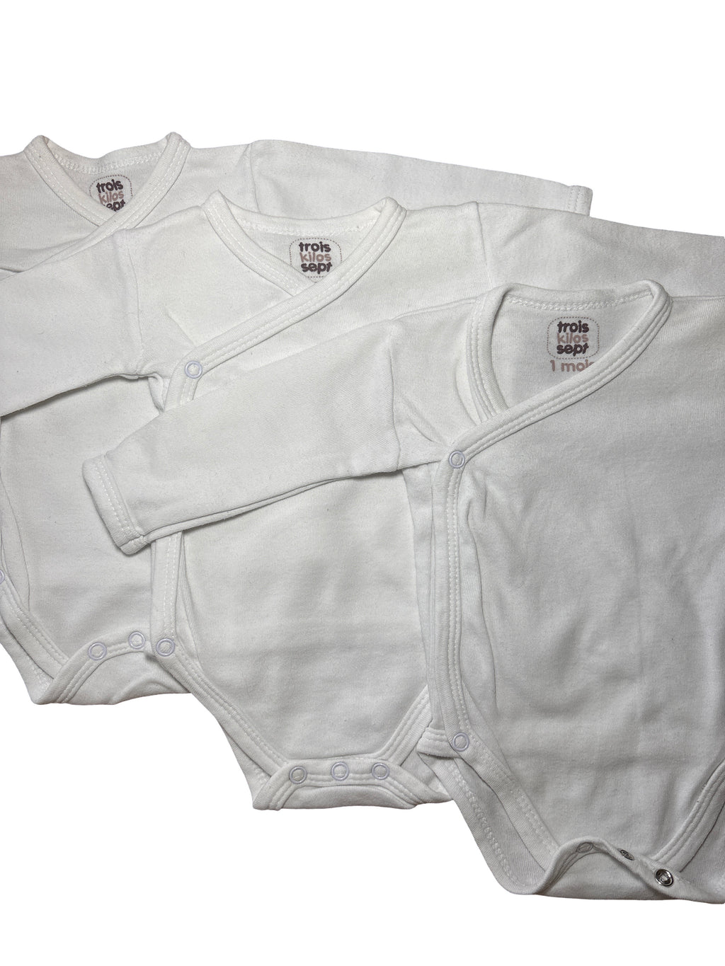 Lot De 3 Bodies - Trois Kilos Sept - 1 mois