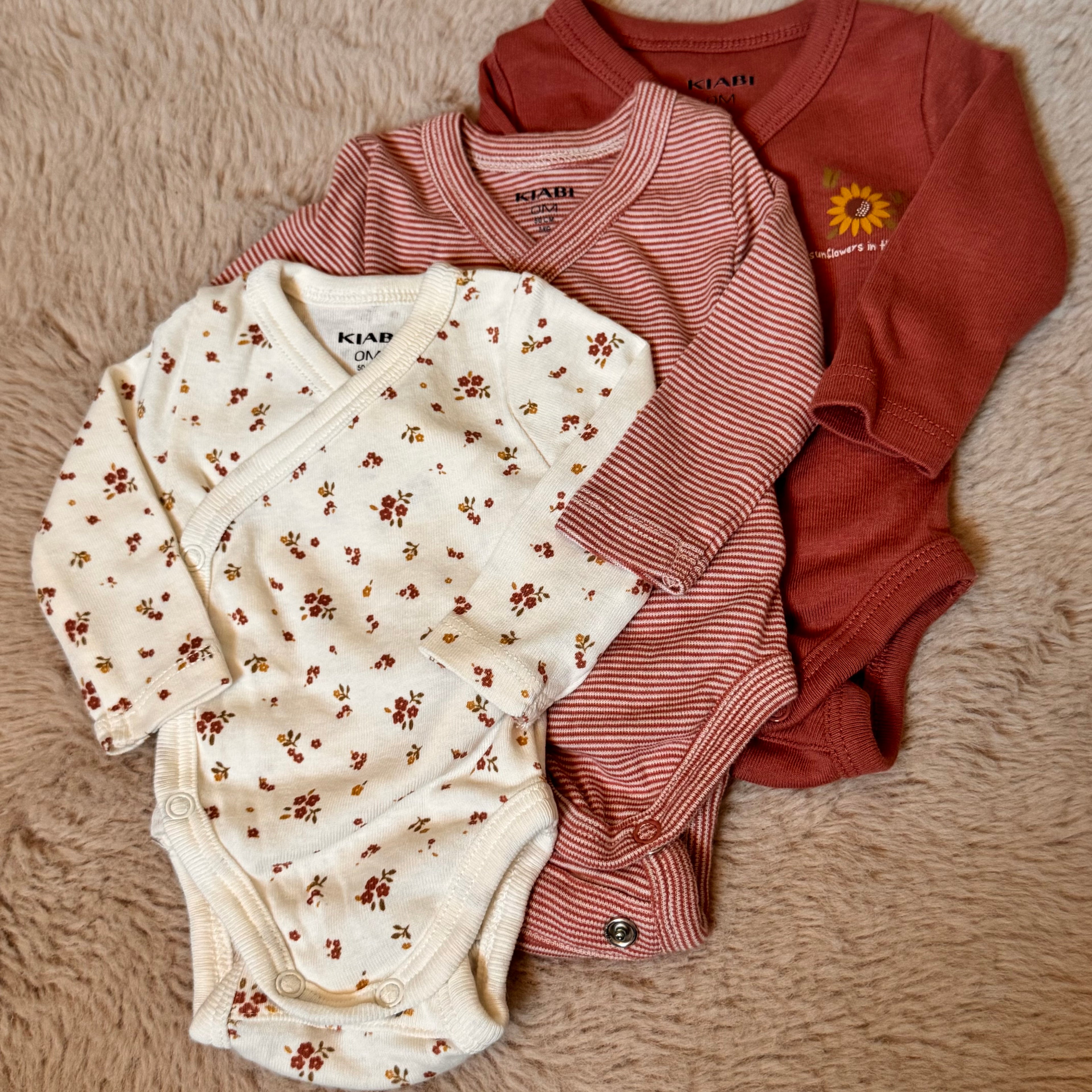 Lots De 3 Bodies À Motifs - Kiabi - 0 mois