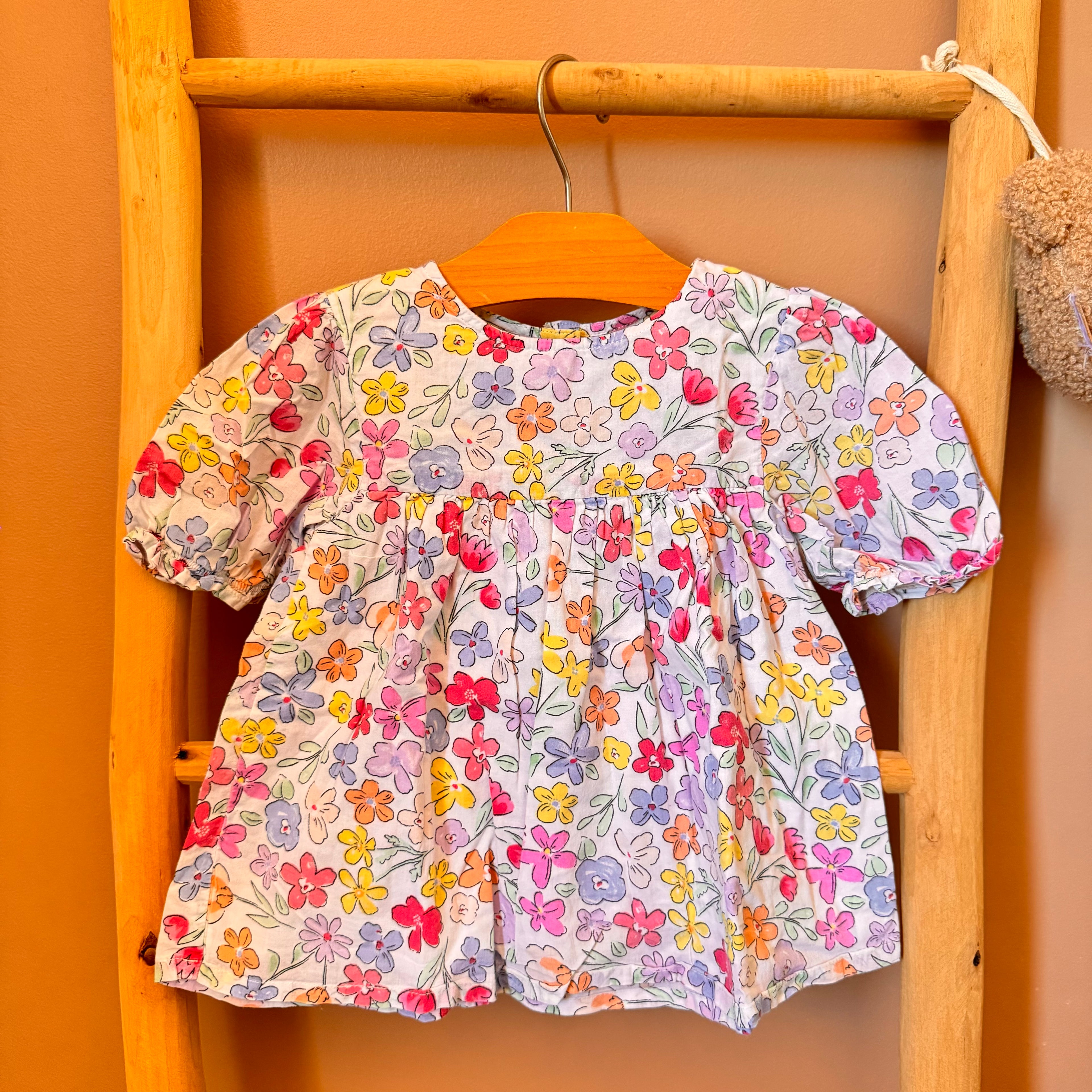 T-Shirt Manches Courtes À Motifs Floral - Primark - 24/36 mois