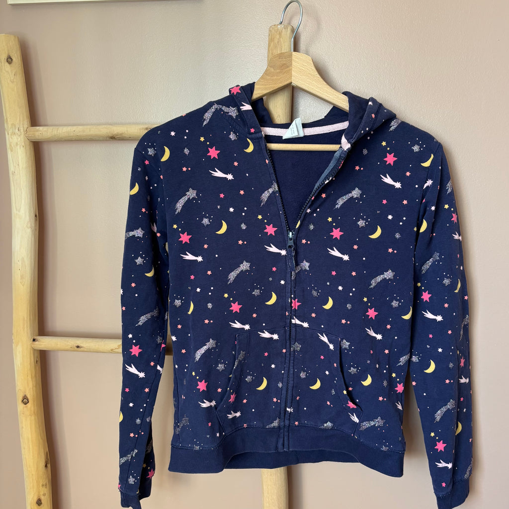 Veste Zippé Bleu Lunes/Étoiles - Zippy - 13/14 ans