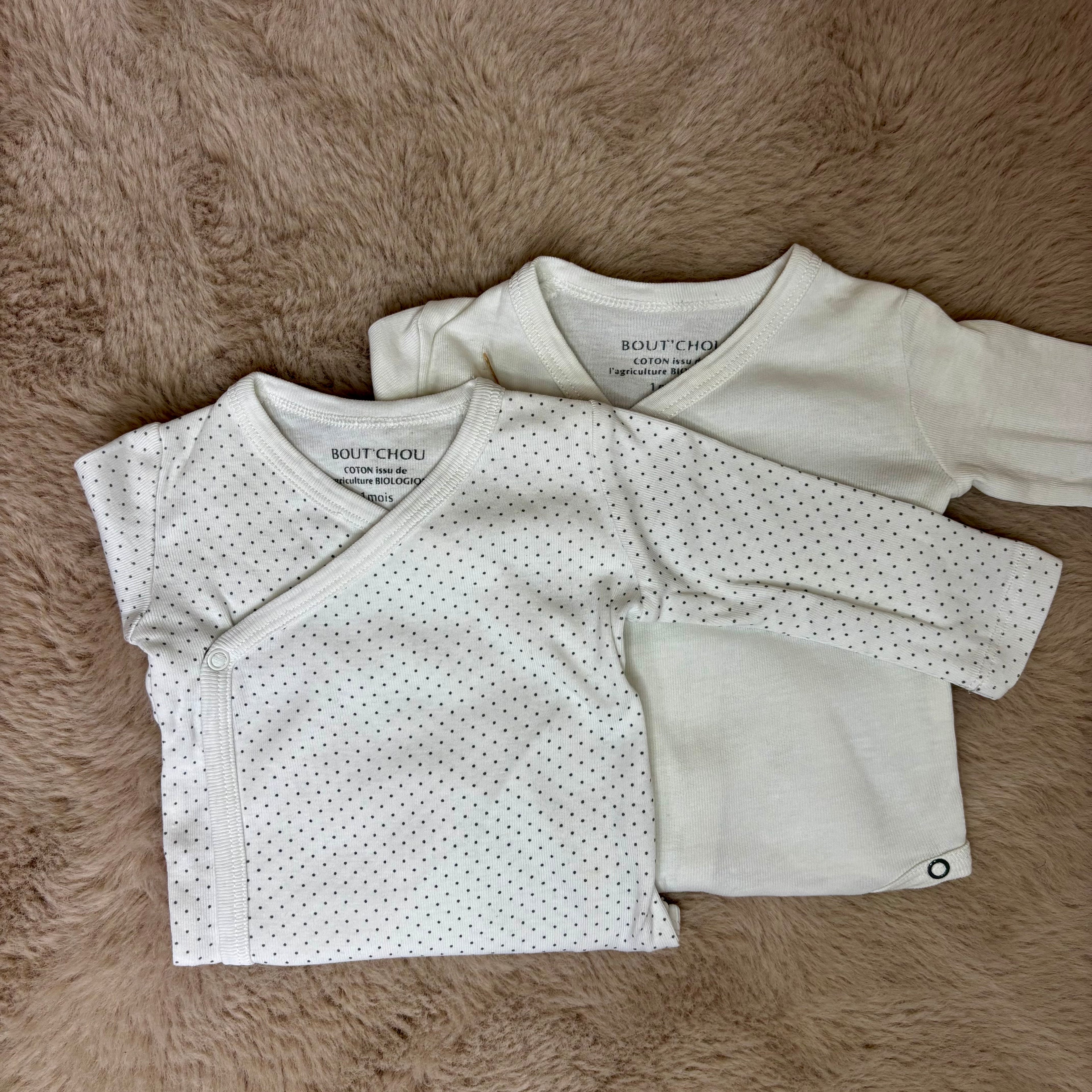 Lot De Bodies Manches Longues - Bout'Chou - 1 mois