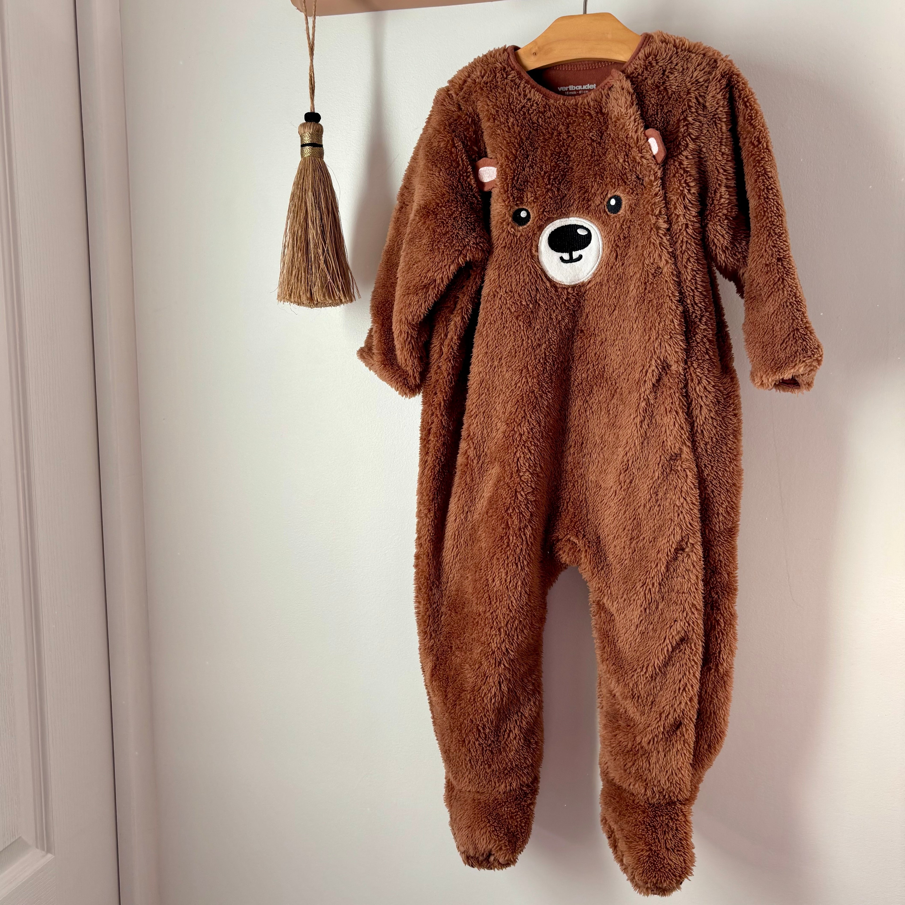 Pyjama Peluche Ours - Vertbaudet - 18 mois