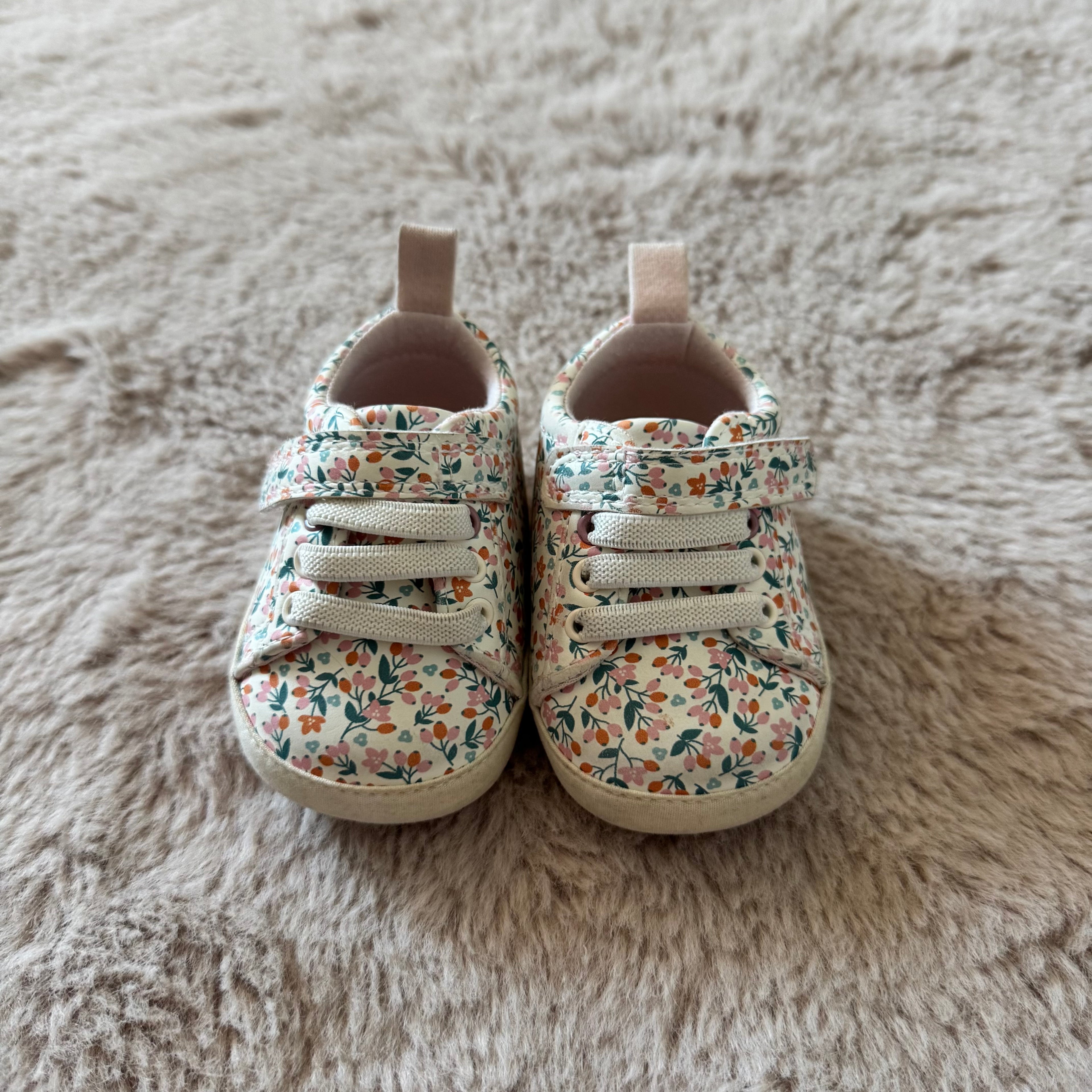 Chaussures À Motif Fleuri - Obaïbi - 1/6 mois