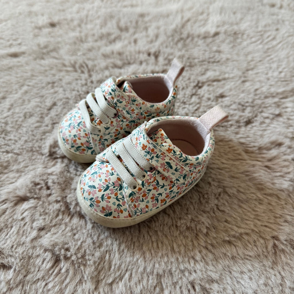 Chaussures À Motif Fleuri - Obaïbi - 1/6 mois