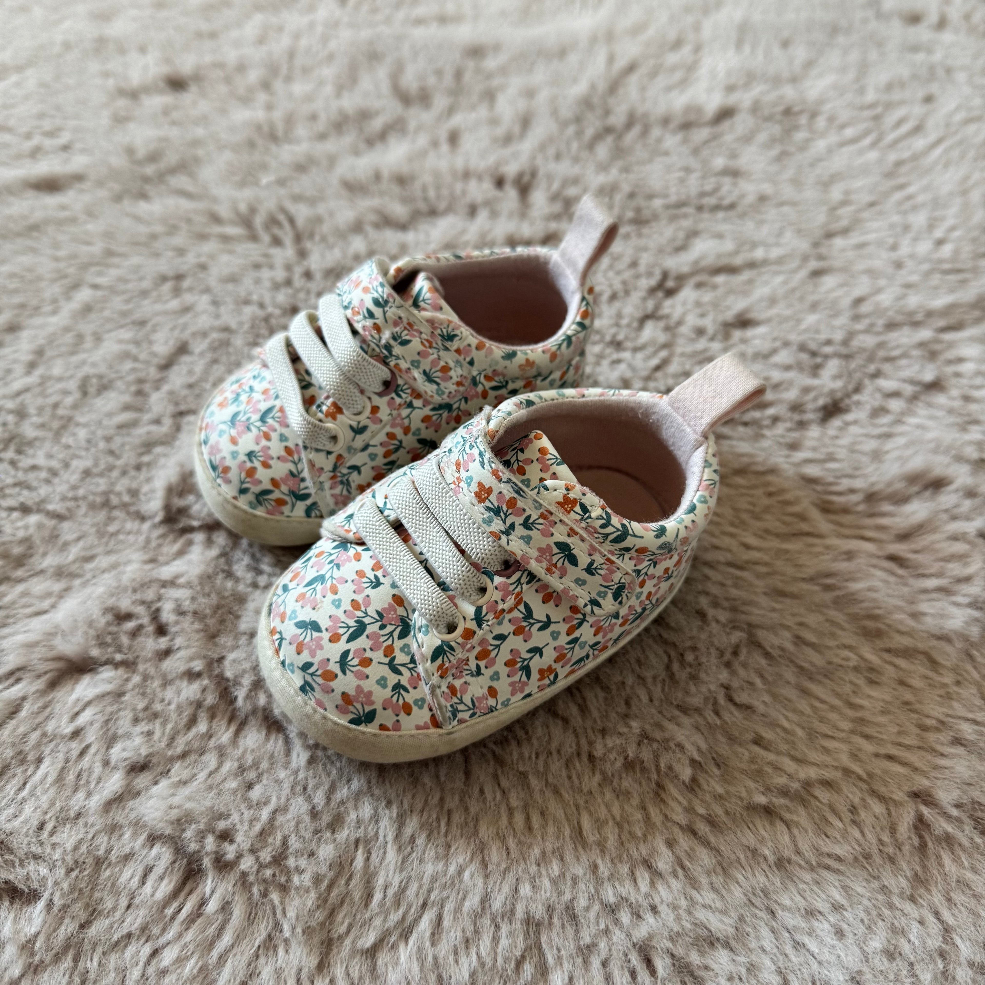 Chaussures À Motif Fleuri - Obaïbi - 1/6 mois