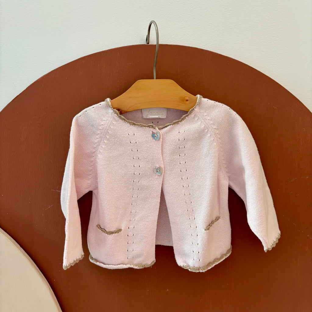 Veste Fine Rose Pâle - Jacadi - 3 mois