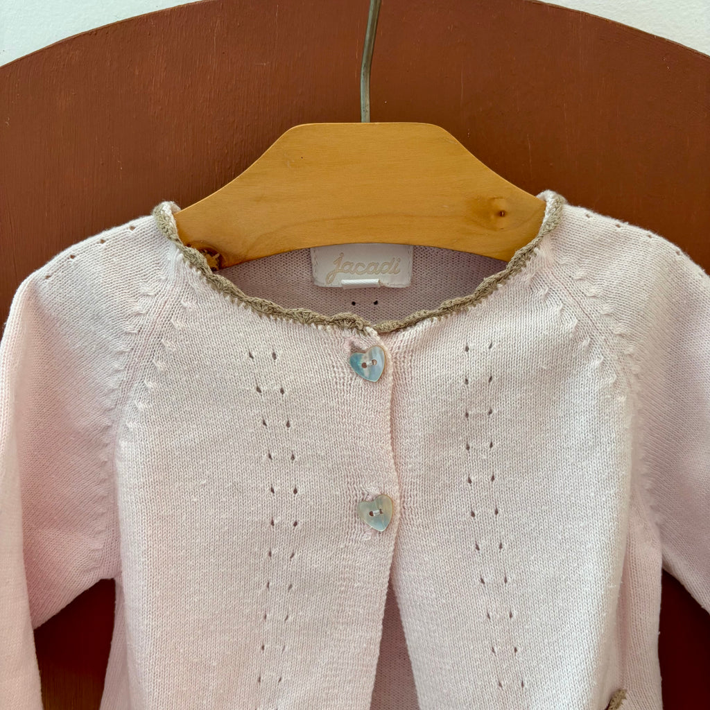 Veste Fine Rose Pâle - Jacadi - 3 mois