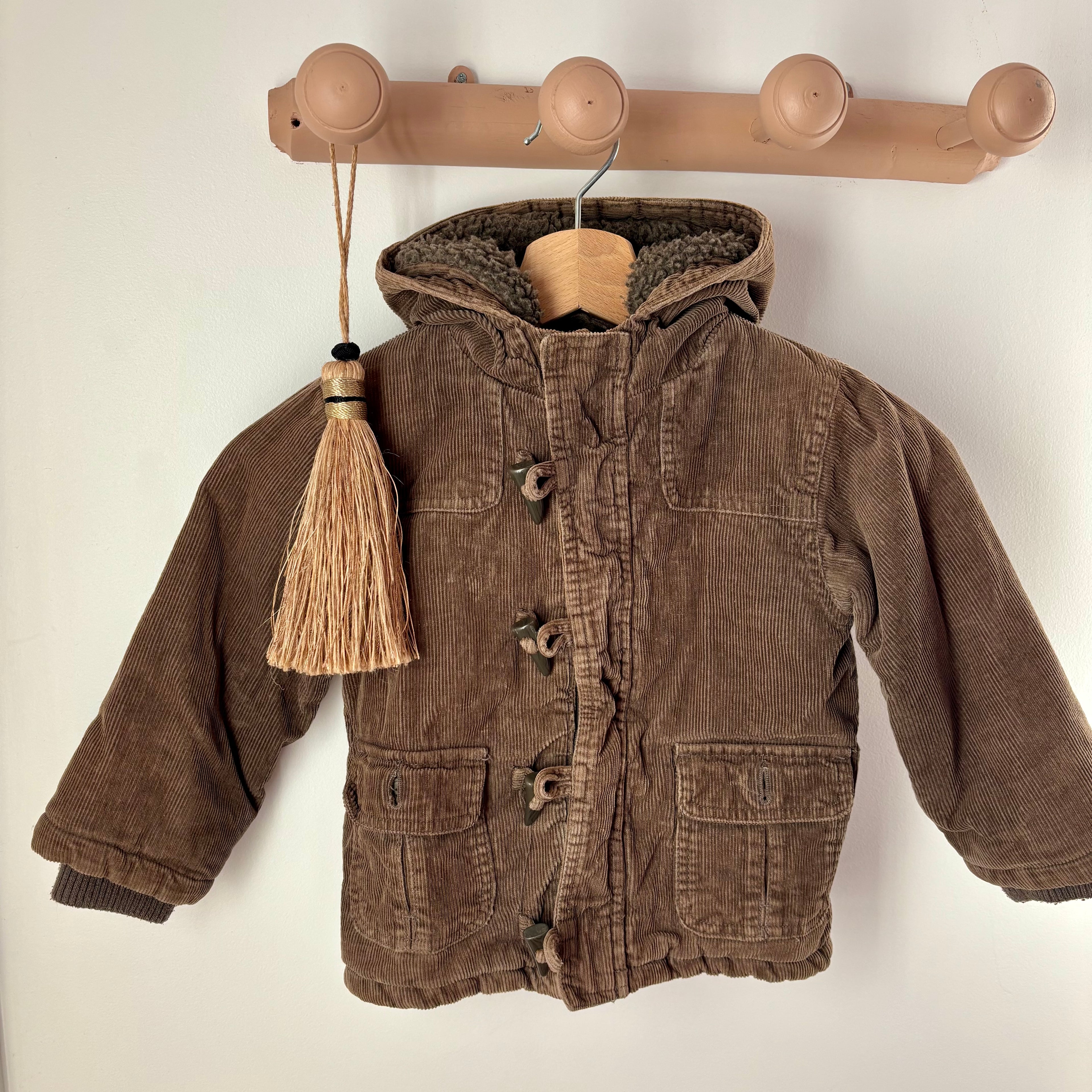 Manteau Velours Kaki - La Redoute - 23 mois