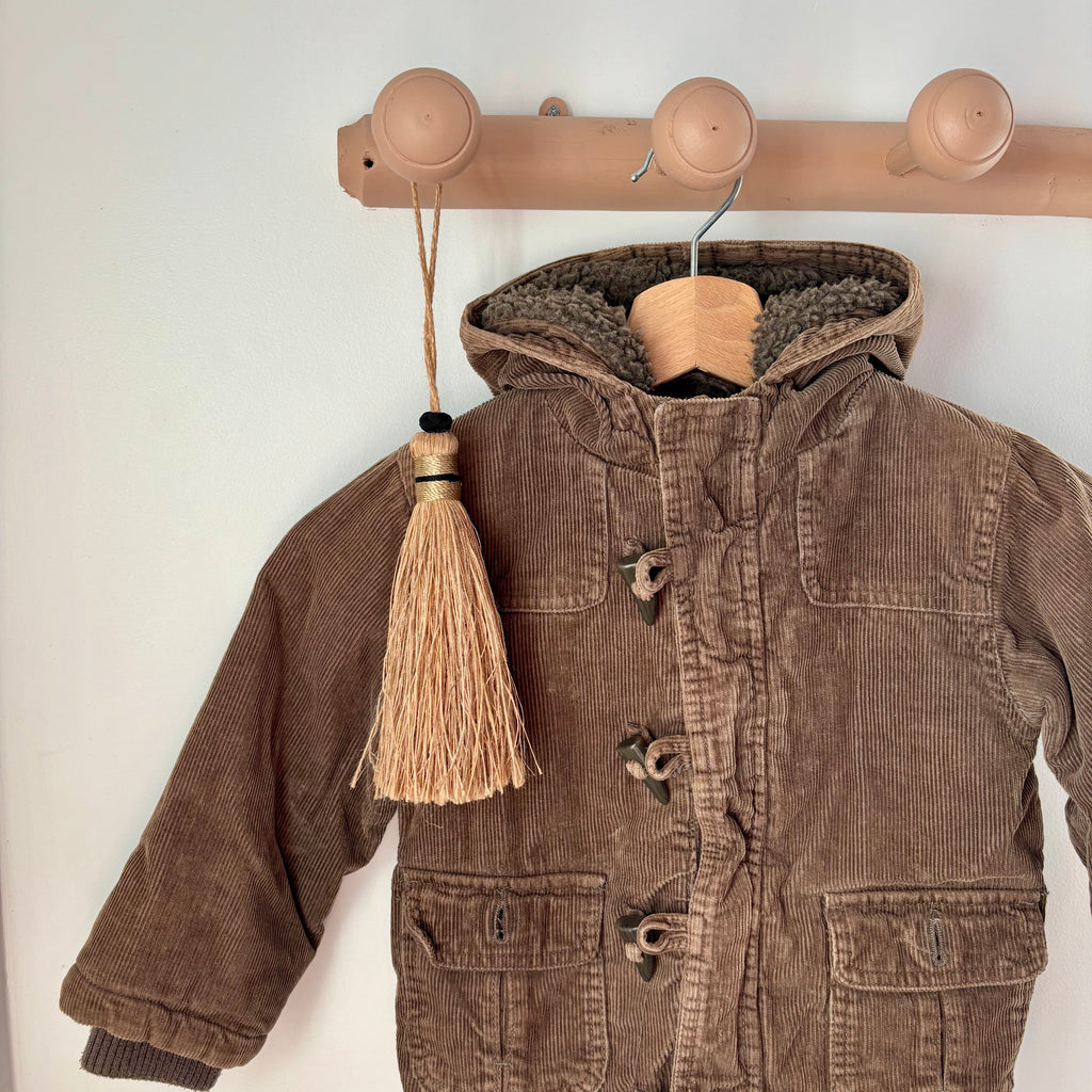 Manteau Velours Kaki - La Redoute - 23 mois