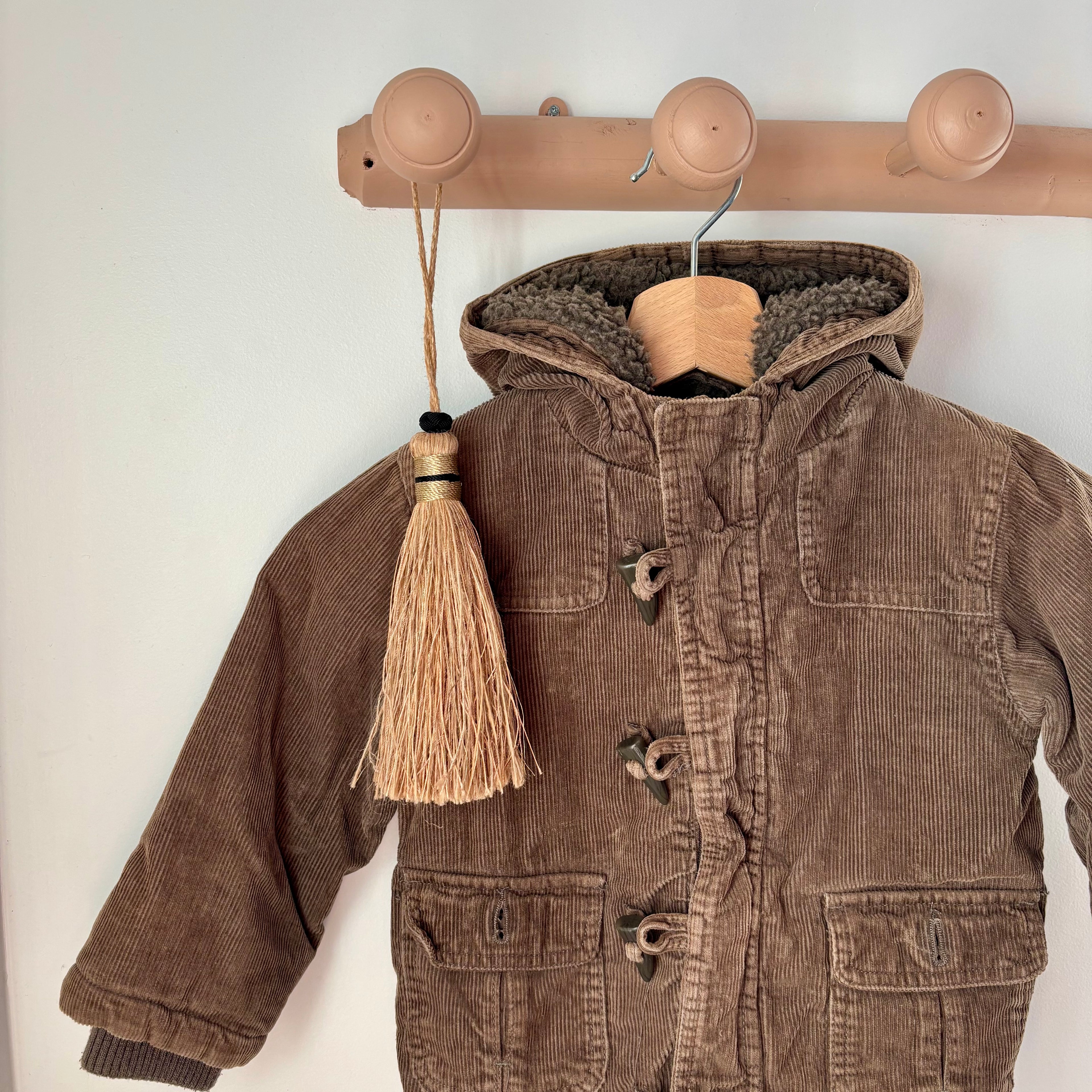 Manteau Velours Kaki - La Redoute - 23 mois