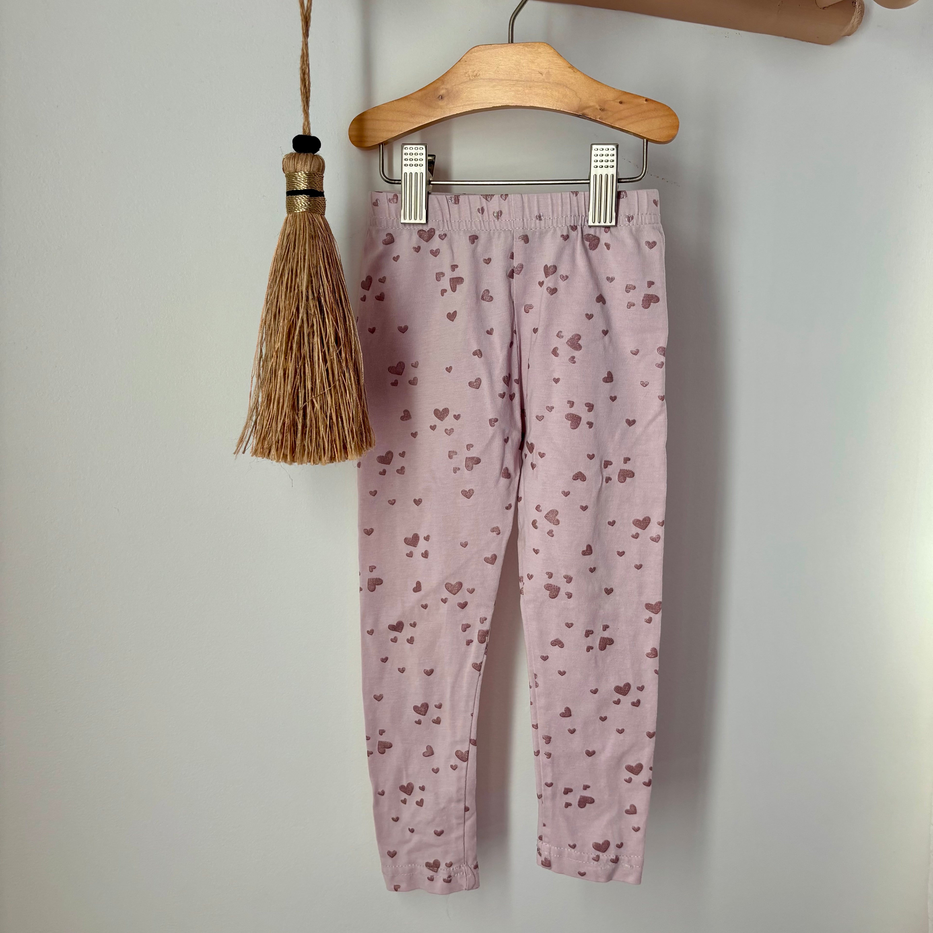 Legging Coeurs Roses - Squared & Cubed - 2 ans