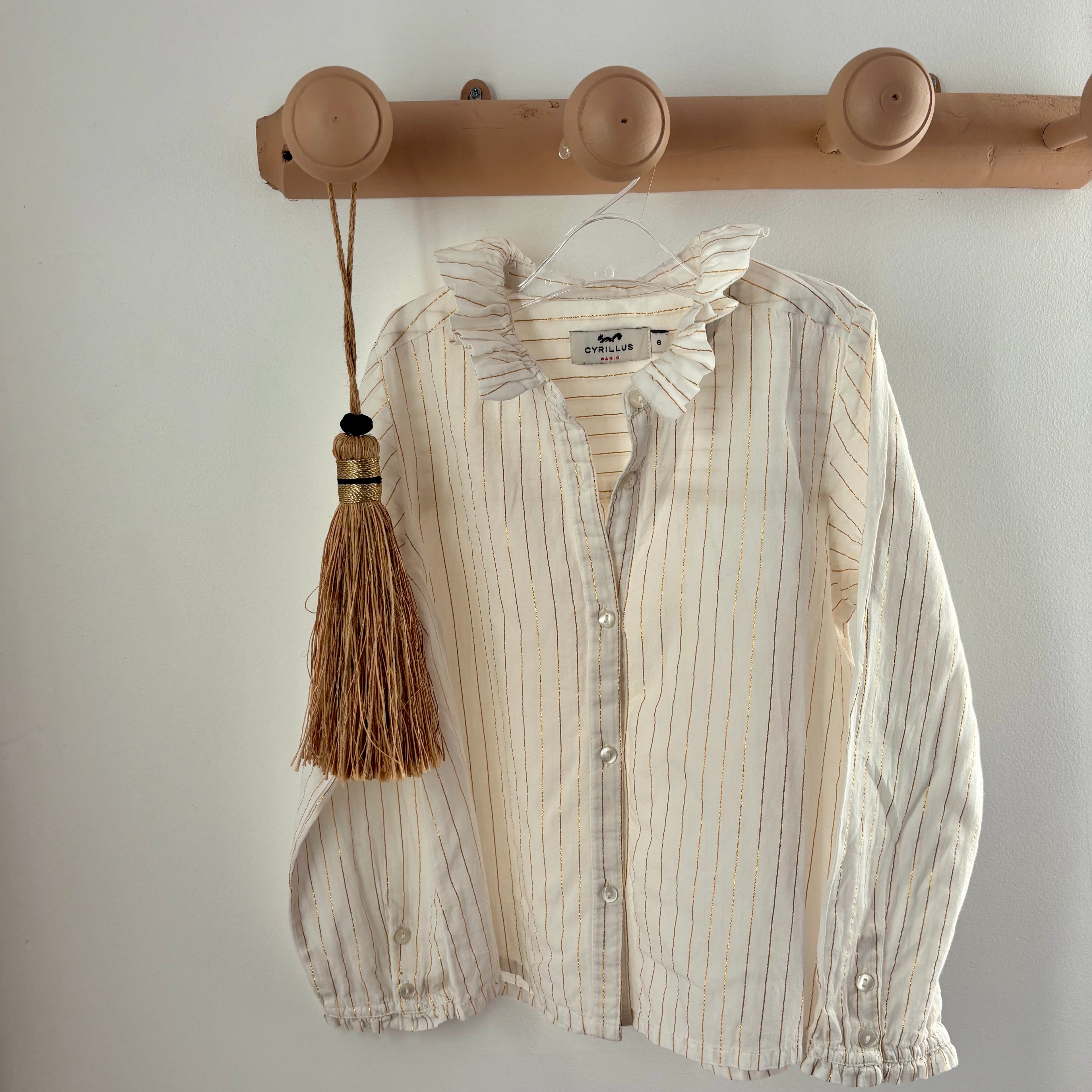 Chemisier Crème Et Or - Cyrillus - 6 ans