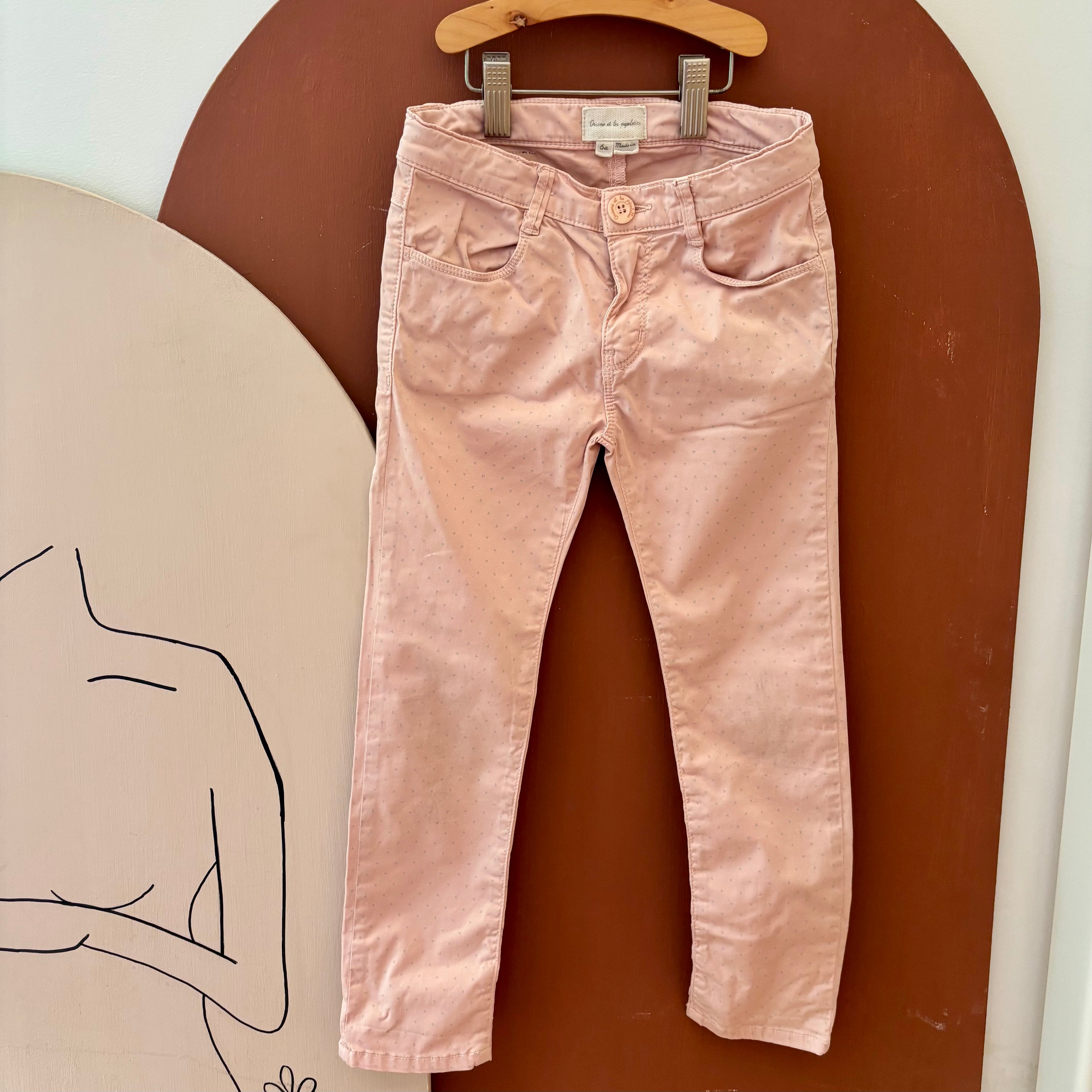 Pantalon Rose Pâle - Arsène Et Les Pipelettes - 6 ans