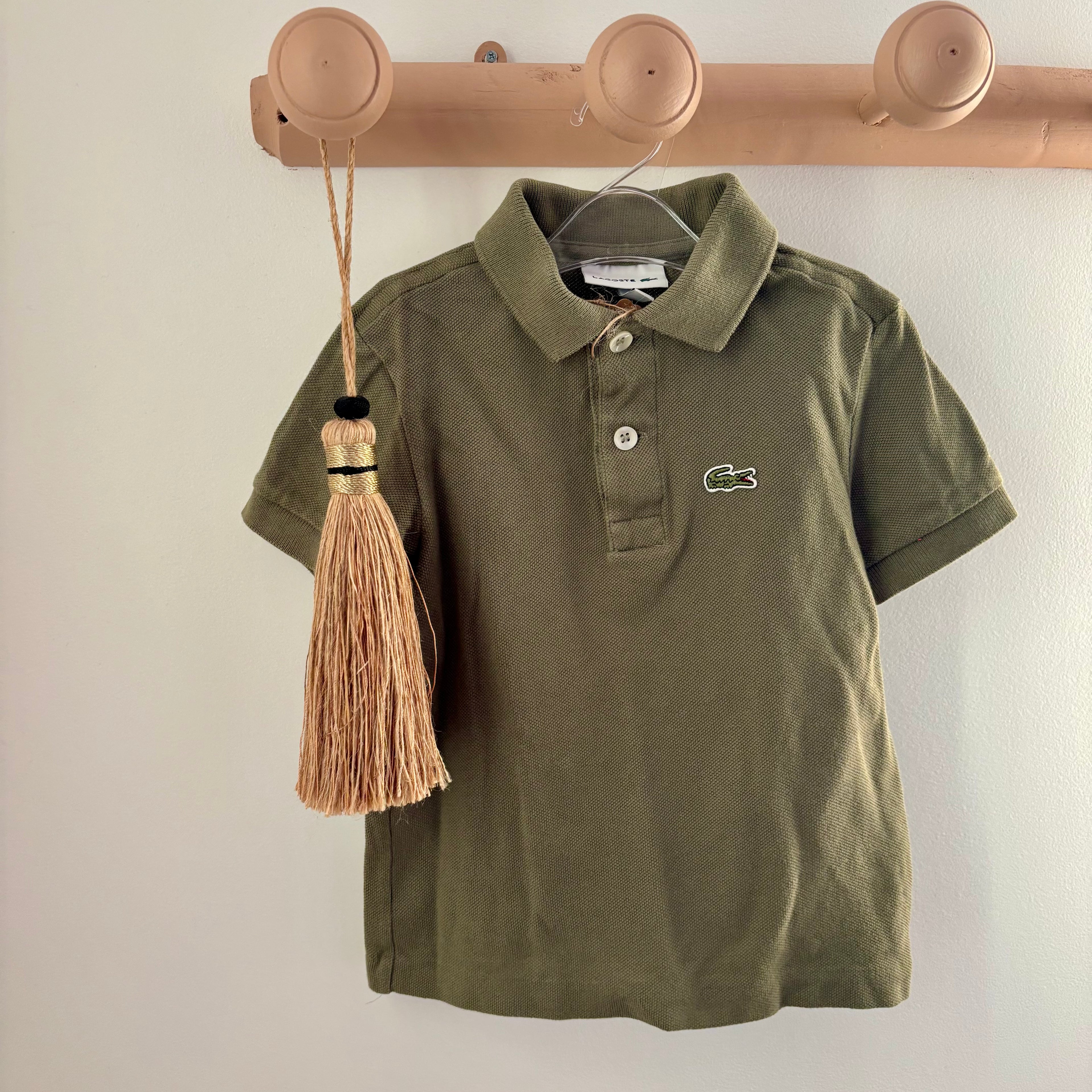 Polo Kaki Manches Courtes - Lacoste - 2 ans