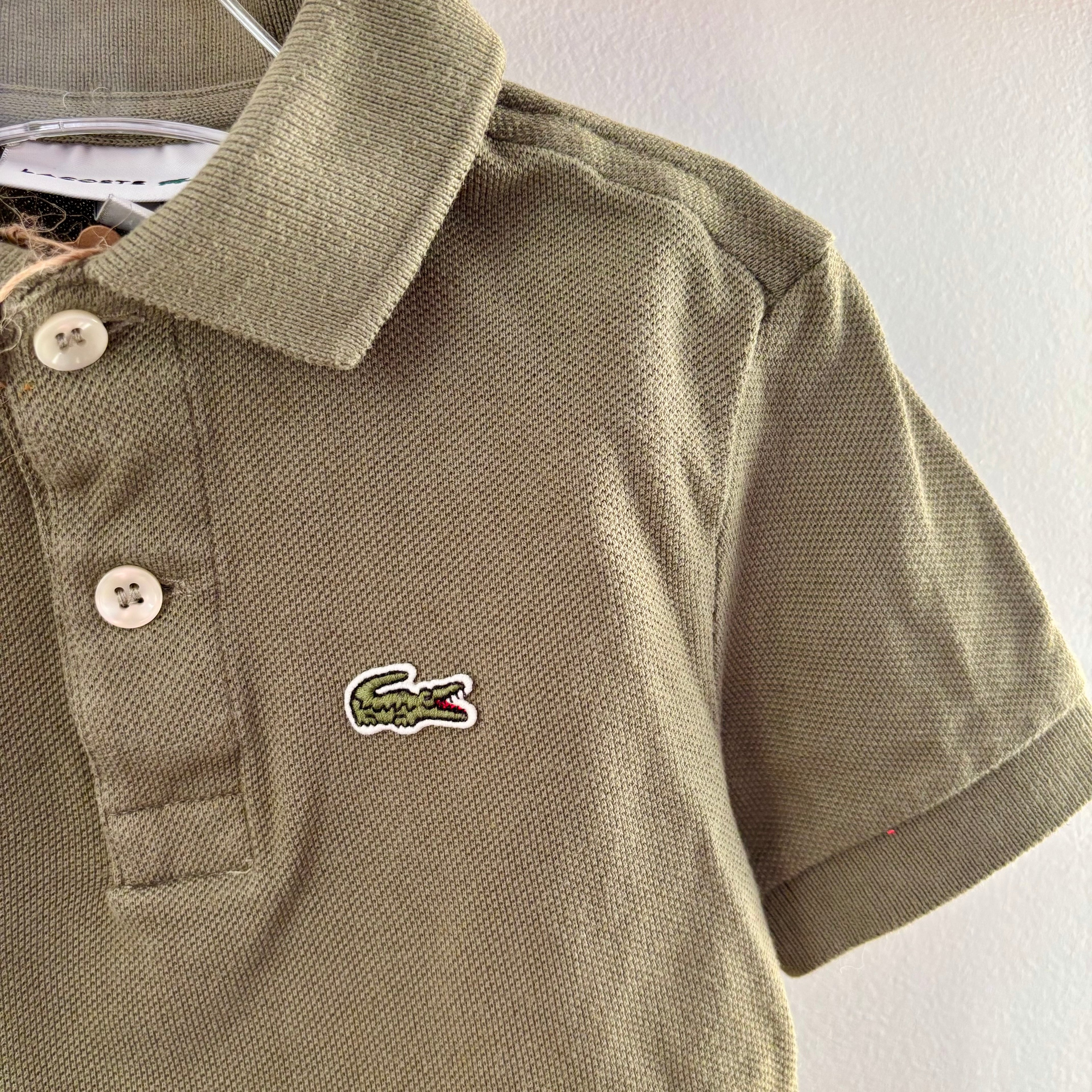Polo Kaki Manches Courtes - Lacoste - 2 ans