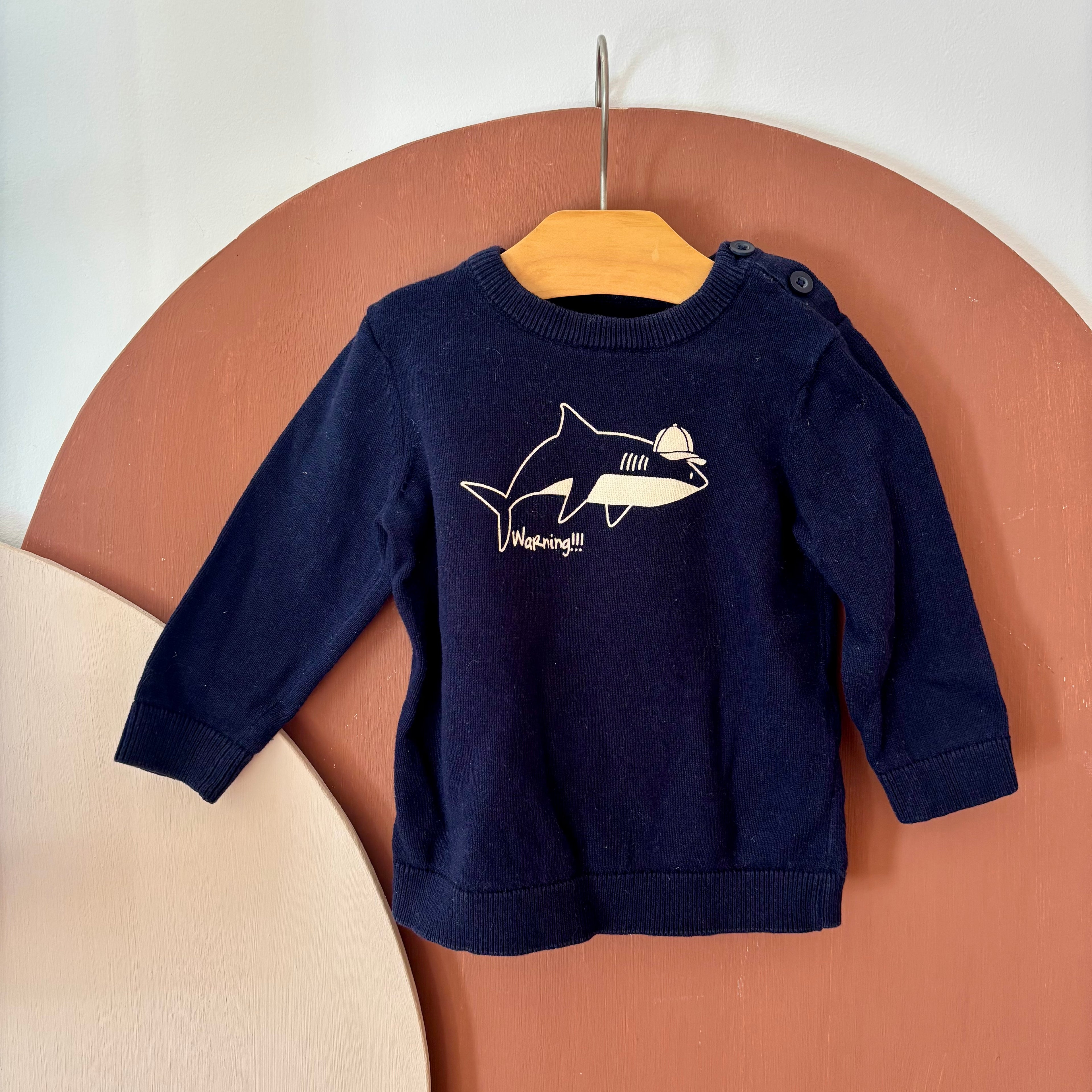 Pull Bleu Marine - Orchestra - 6 mois