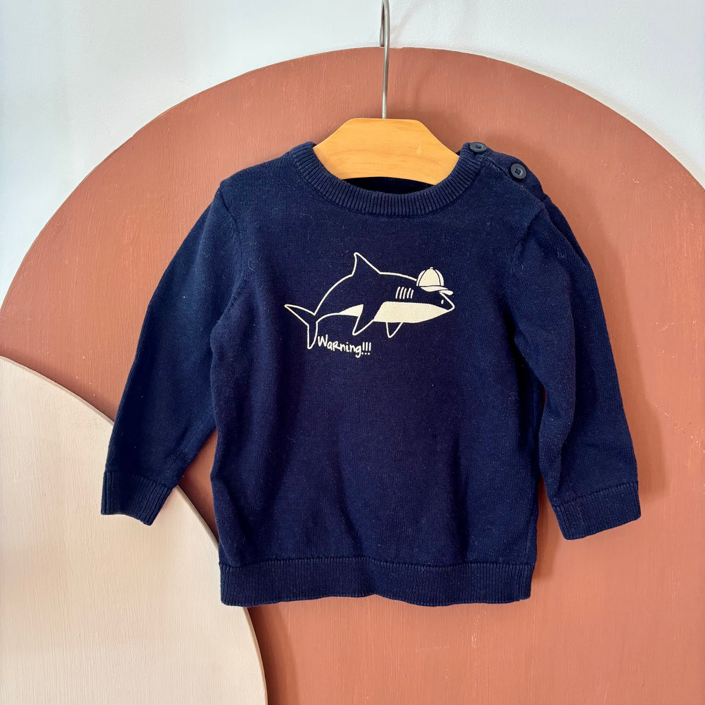 Pull Bleu Marine - Orchestra - 6 mois