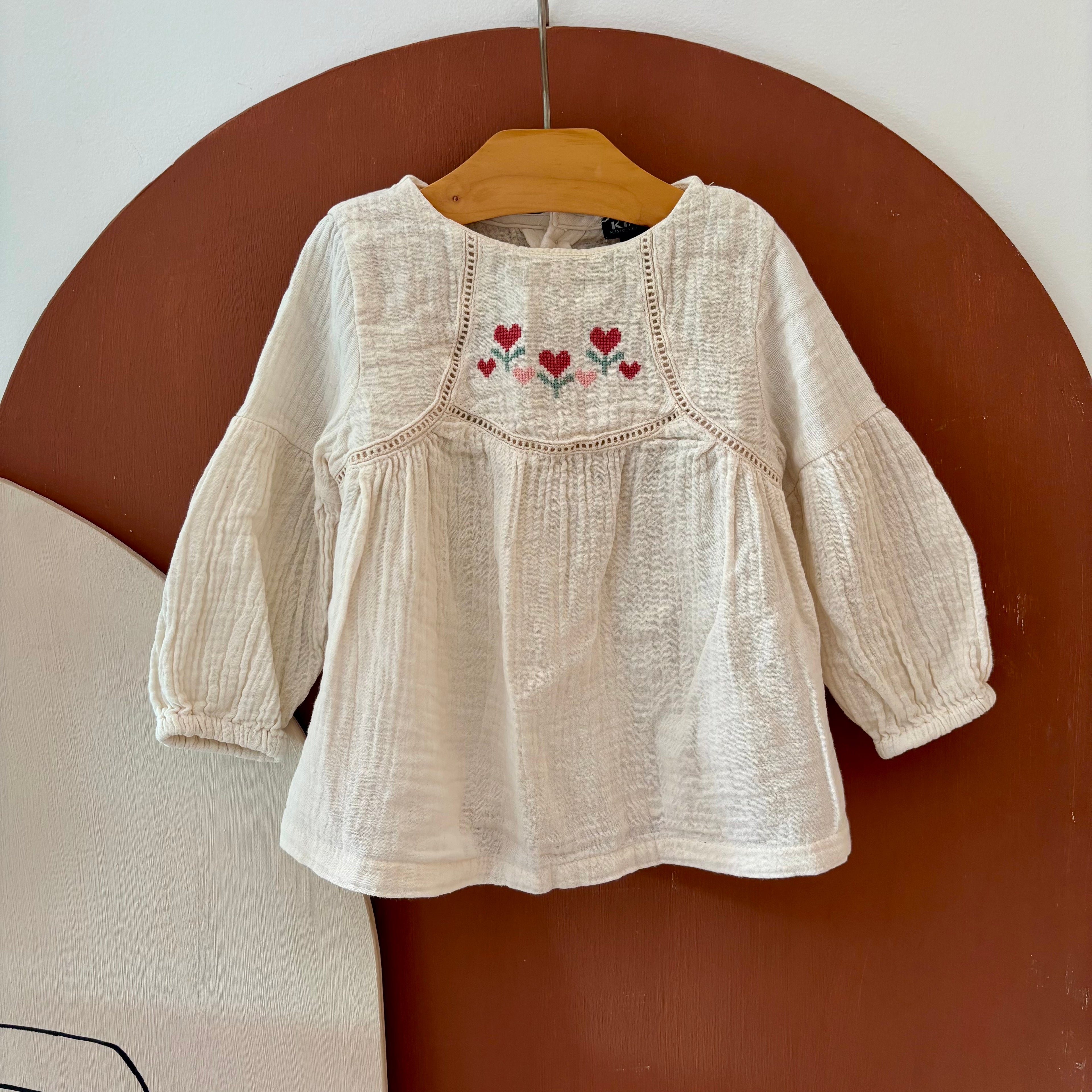 Blouse Gaze De Coton - Kiabi - 6 mois
