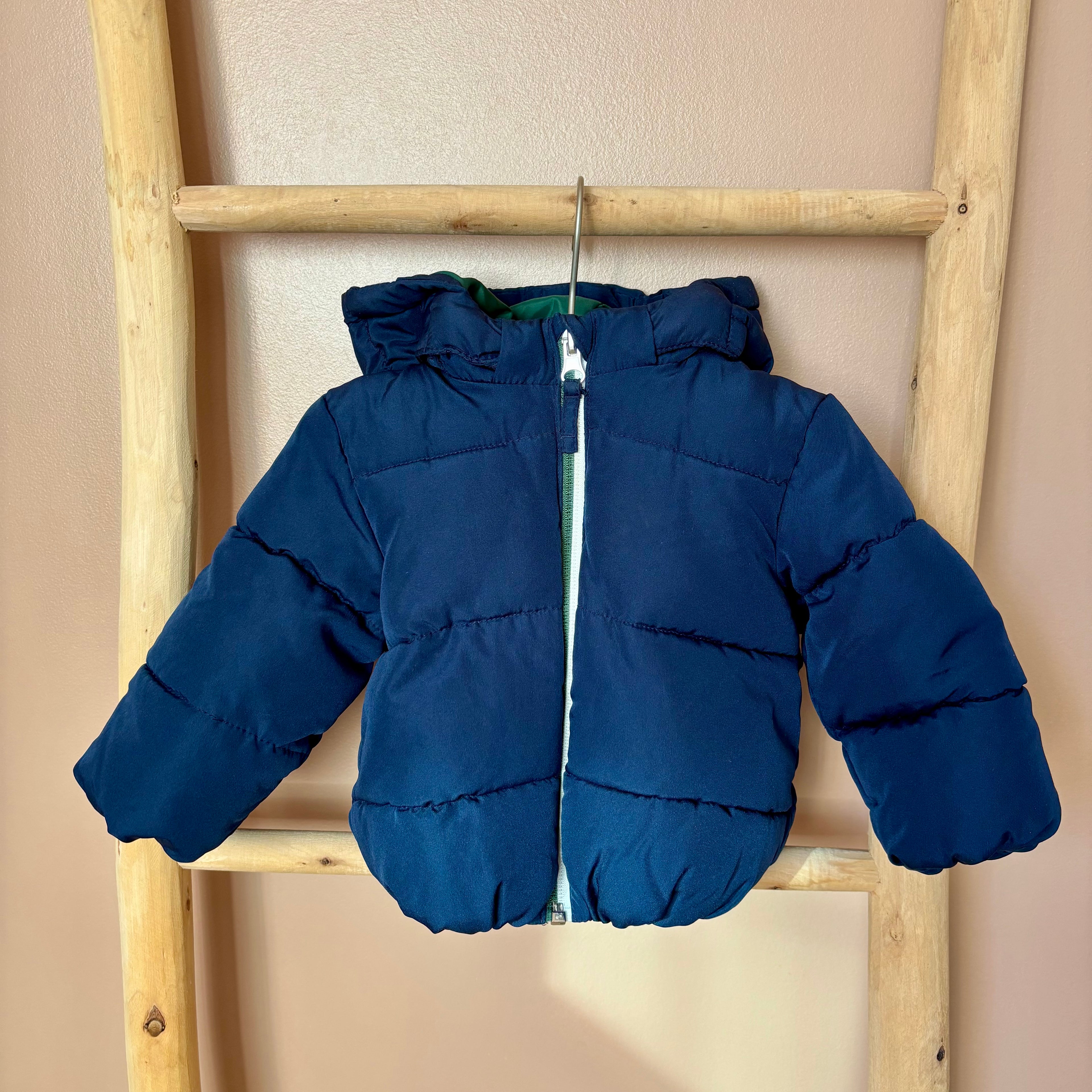 Doudoune Bleu Marine - H&M - 4/6 mois