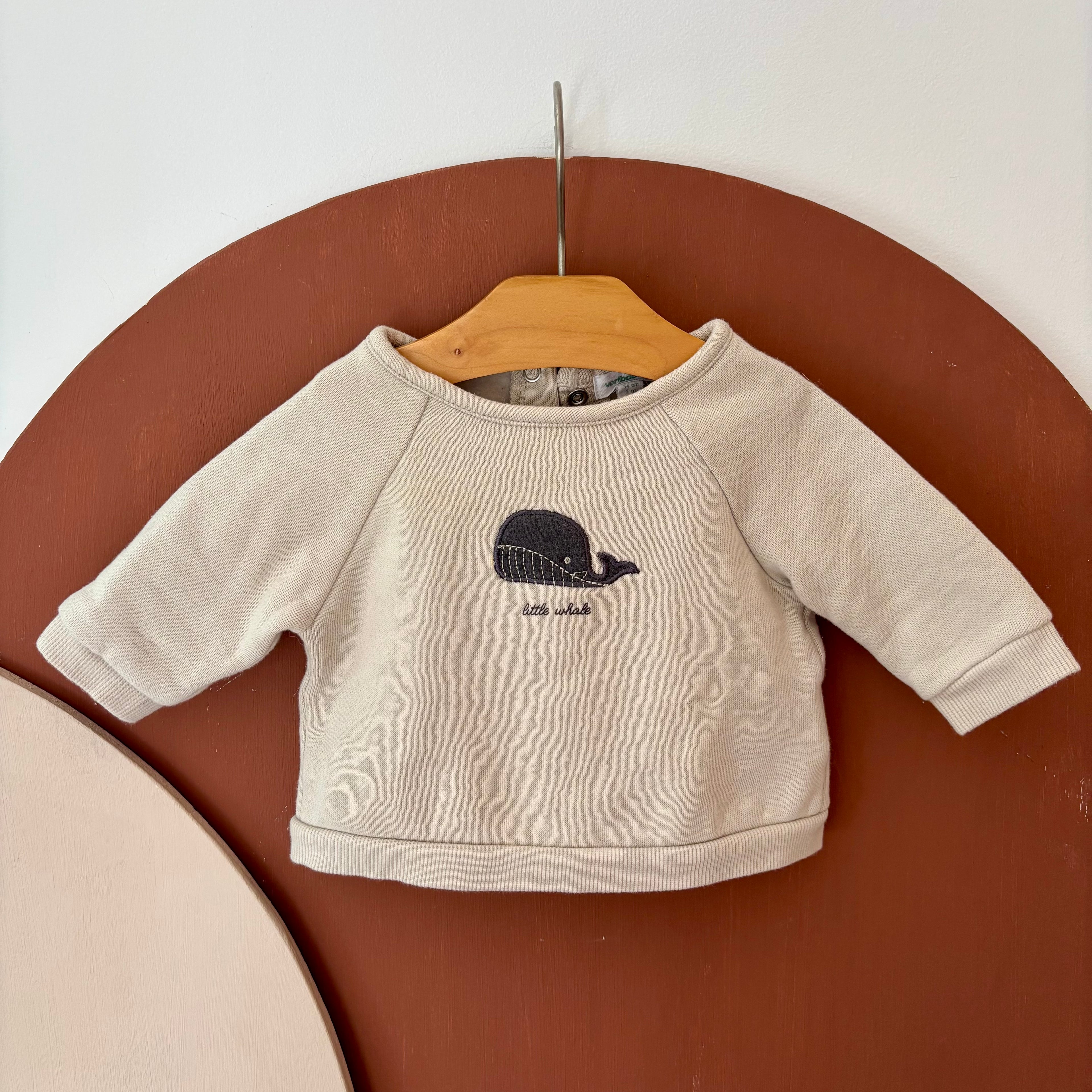 Sweat Baleine - Vertbaudet - 1 mois