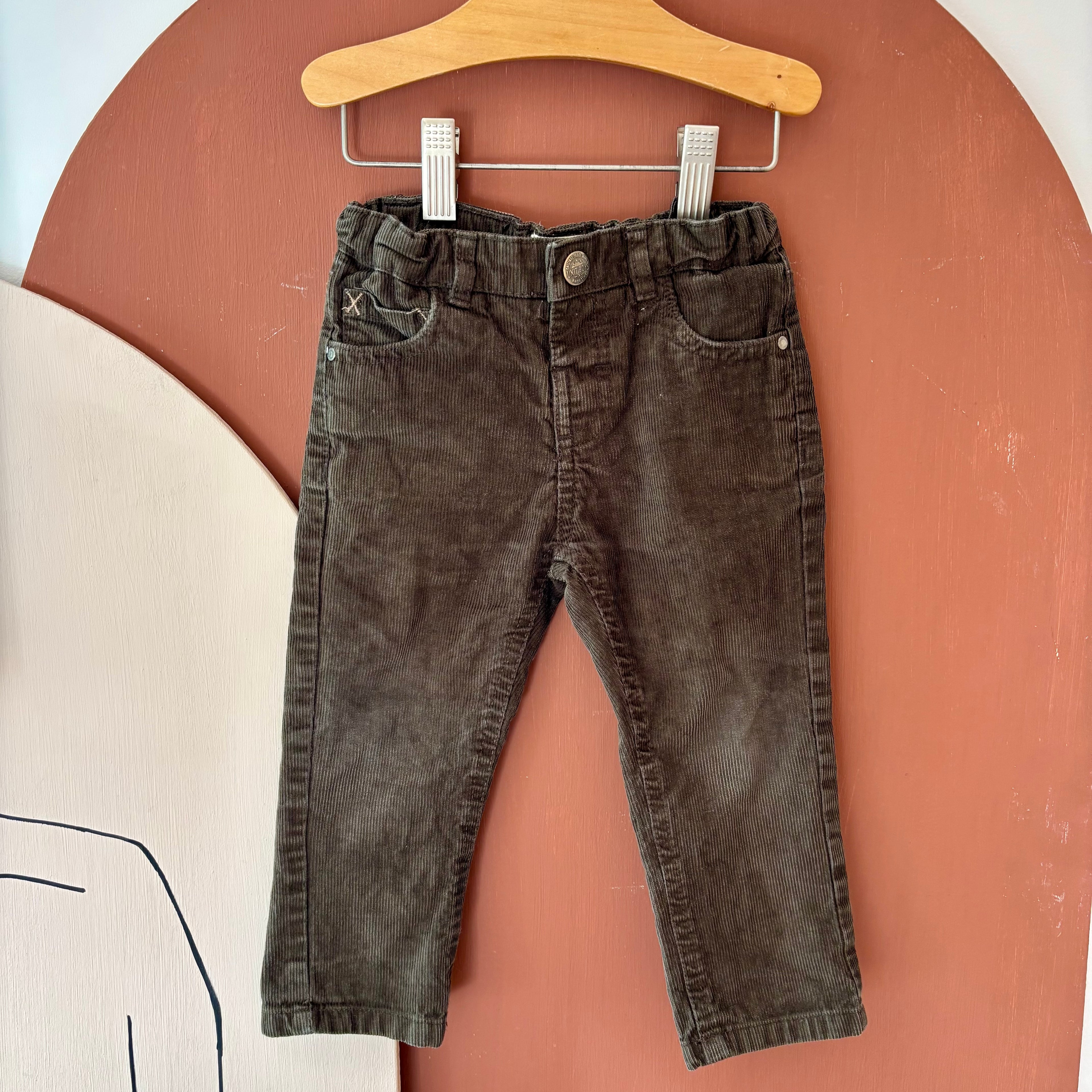 Pantalon Kaki Velours - Unit Boys - 18 mois