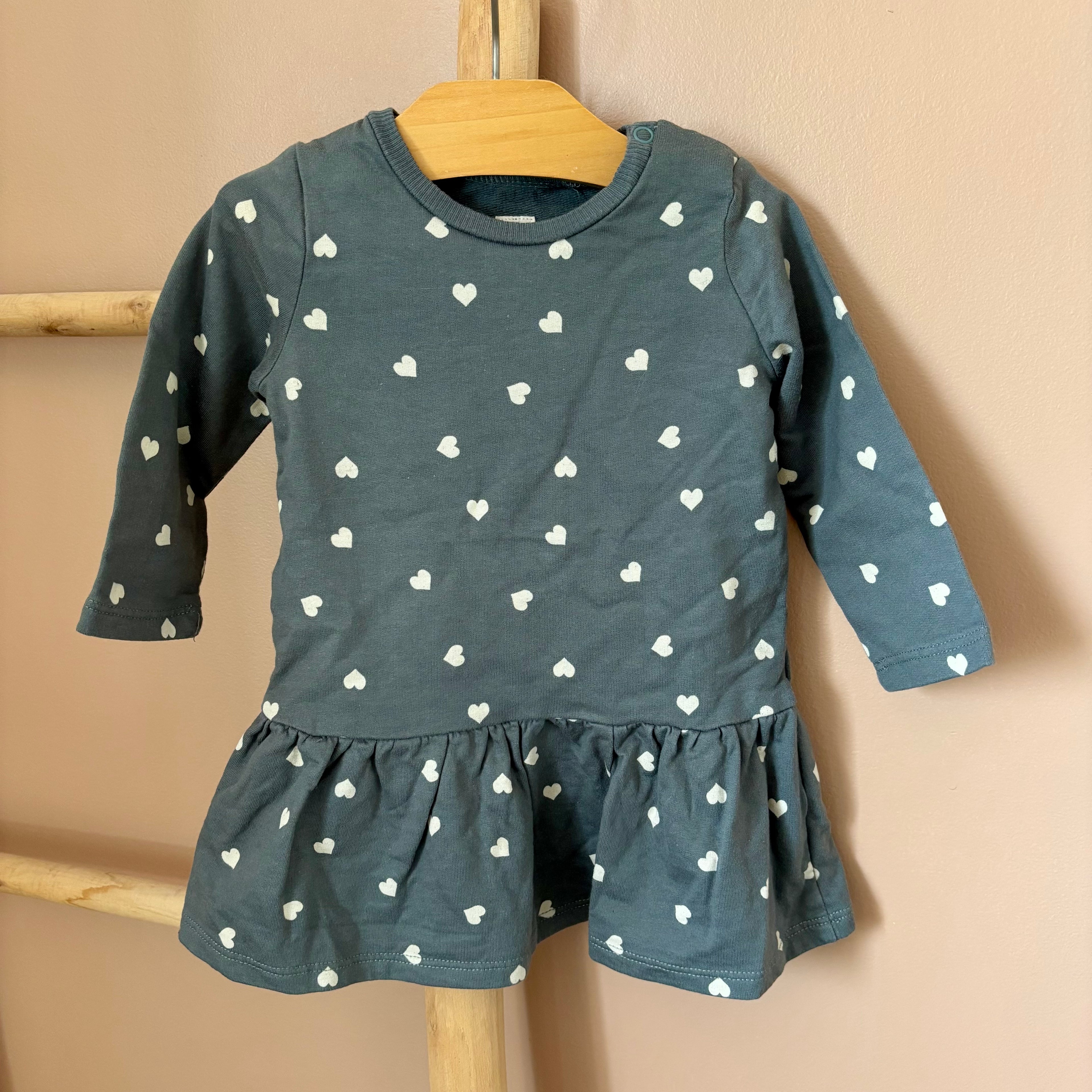 Robe Sweat Coeurs - Sincère - 9 mois