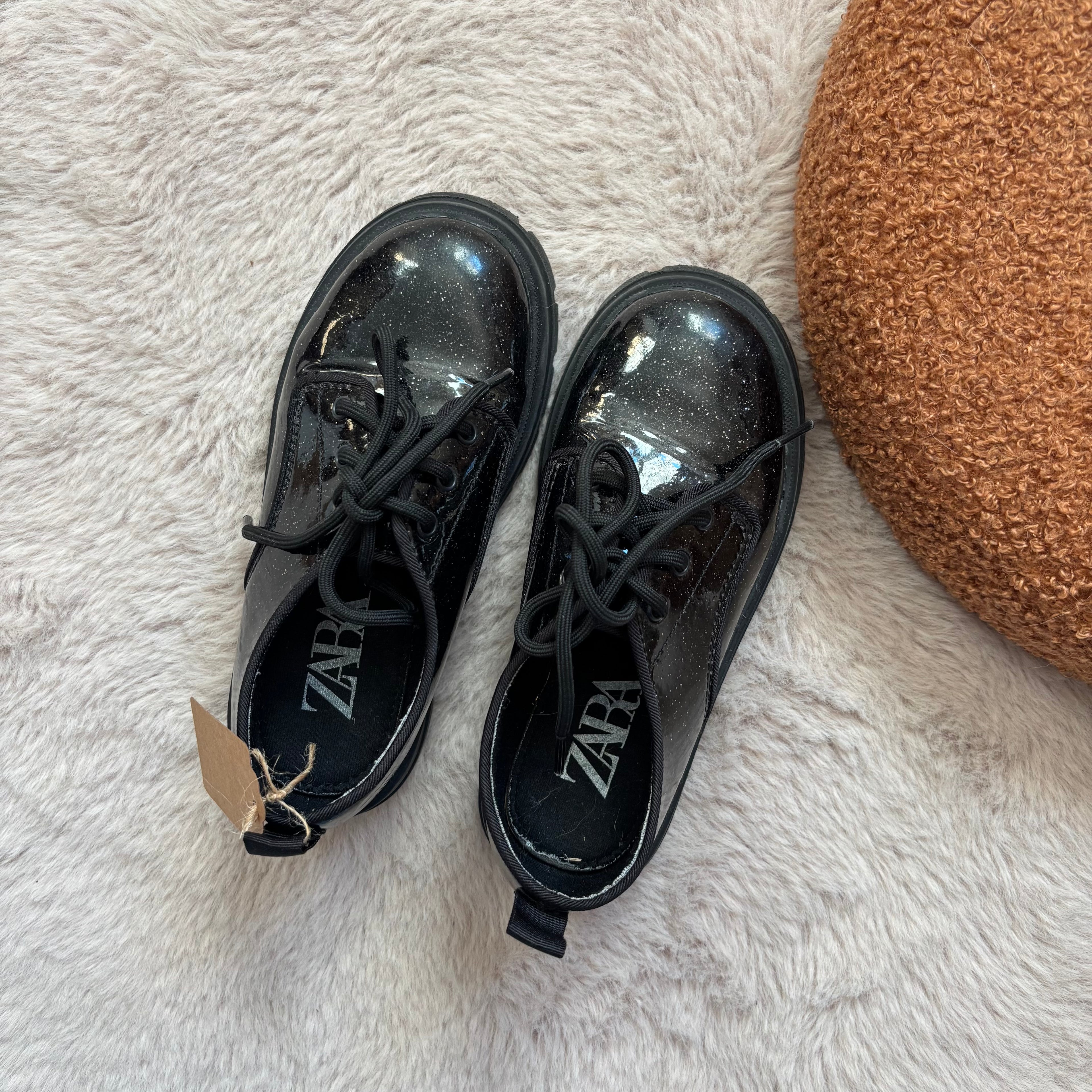 Derbies Noires Paillettes - Zara - 27