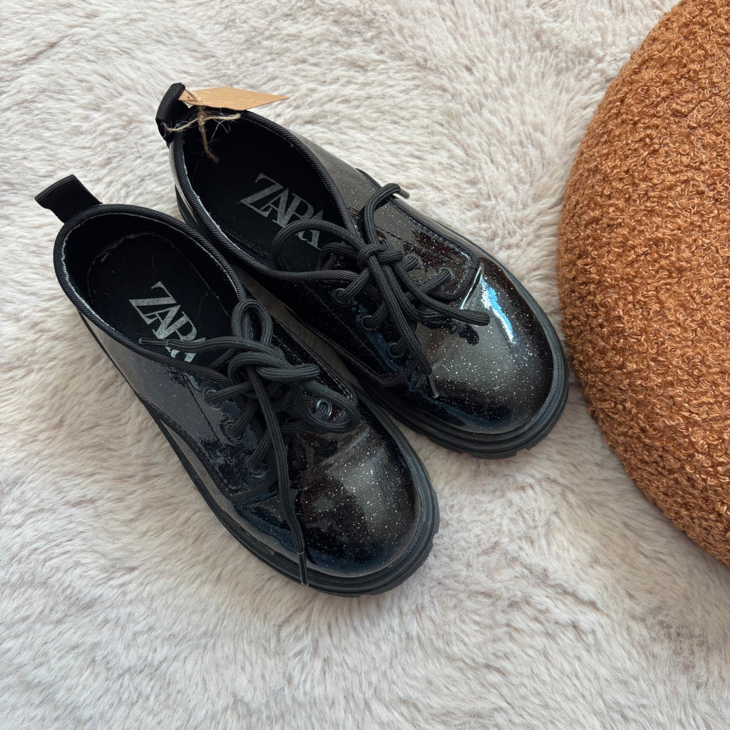 Derbies Noires Paillettes - Zara - 27