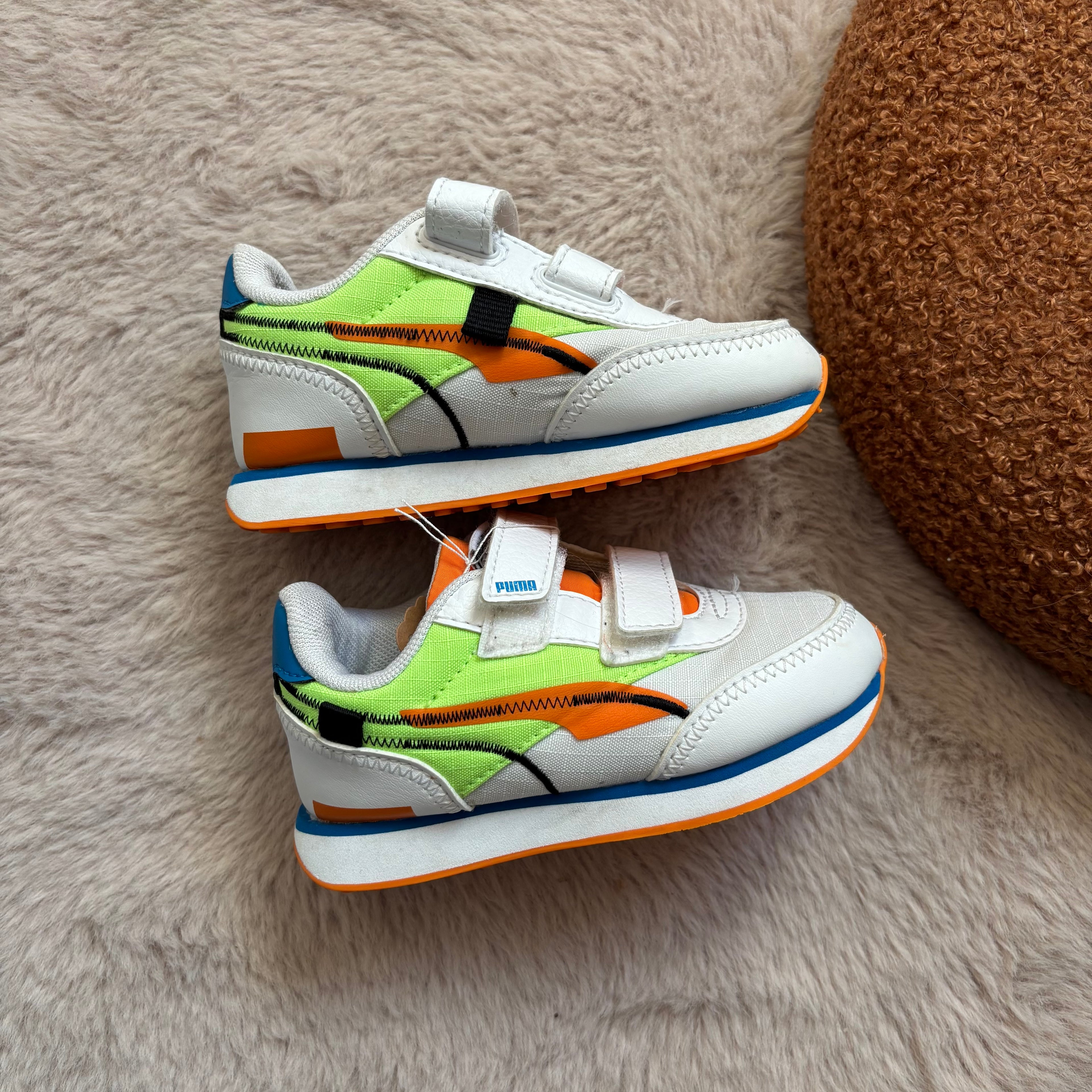 Puma Blanche Orange Verte - Pointure 23