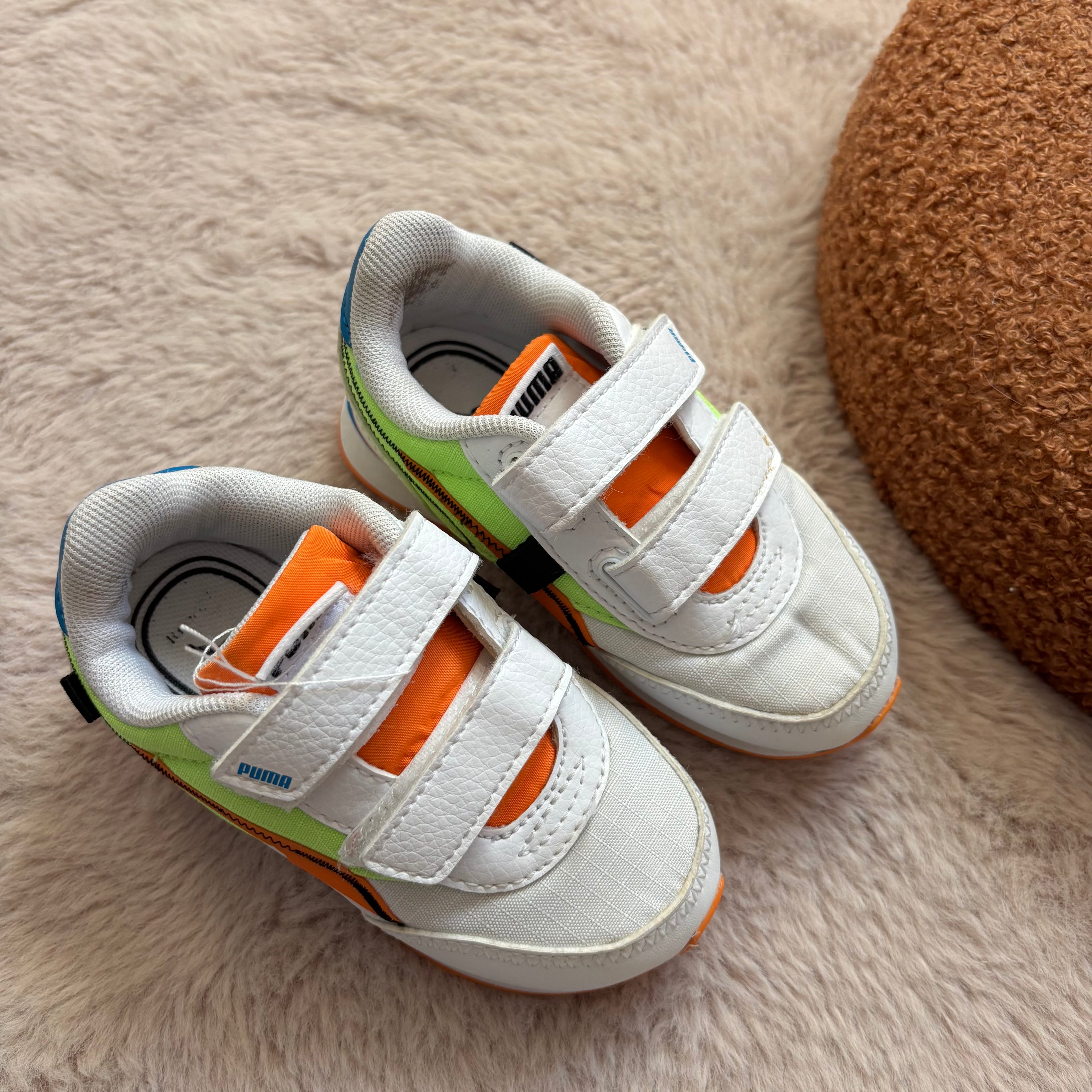 Puma Blanche Orange Verte - Pointure 23