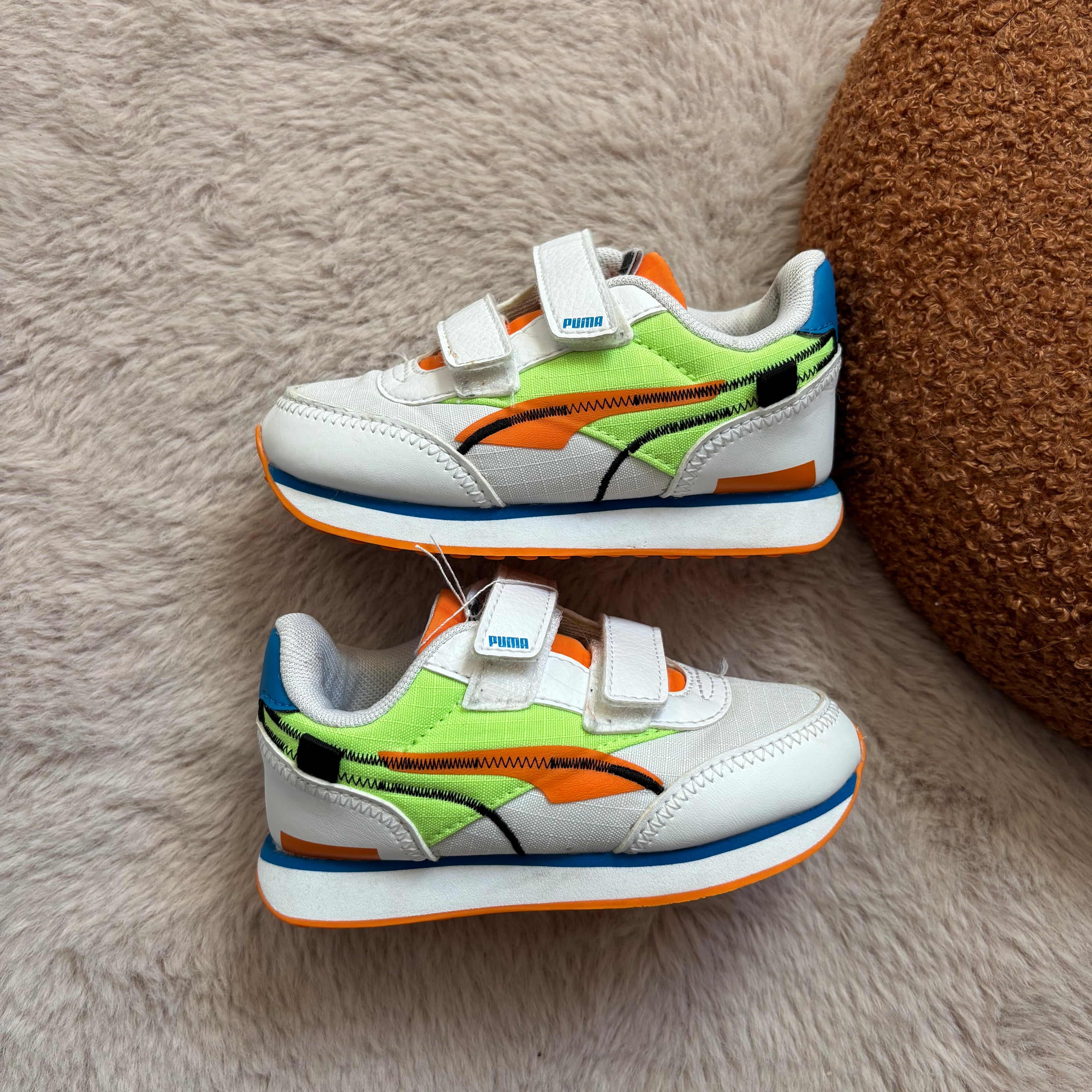 Puma Blanche Orange Verte - Pointure 23