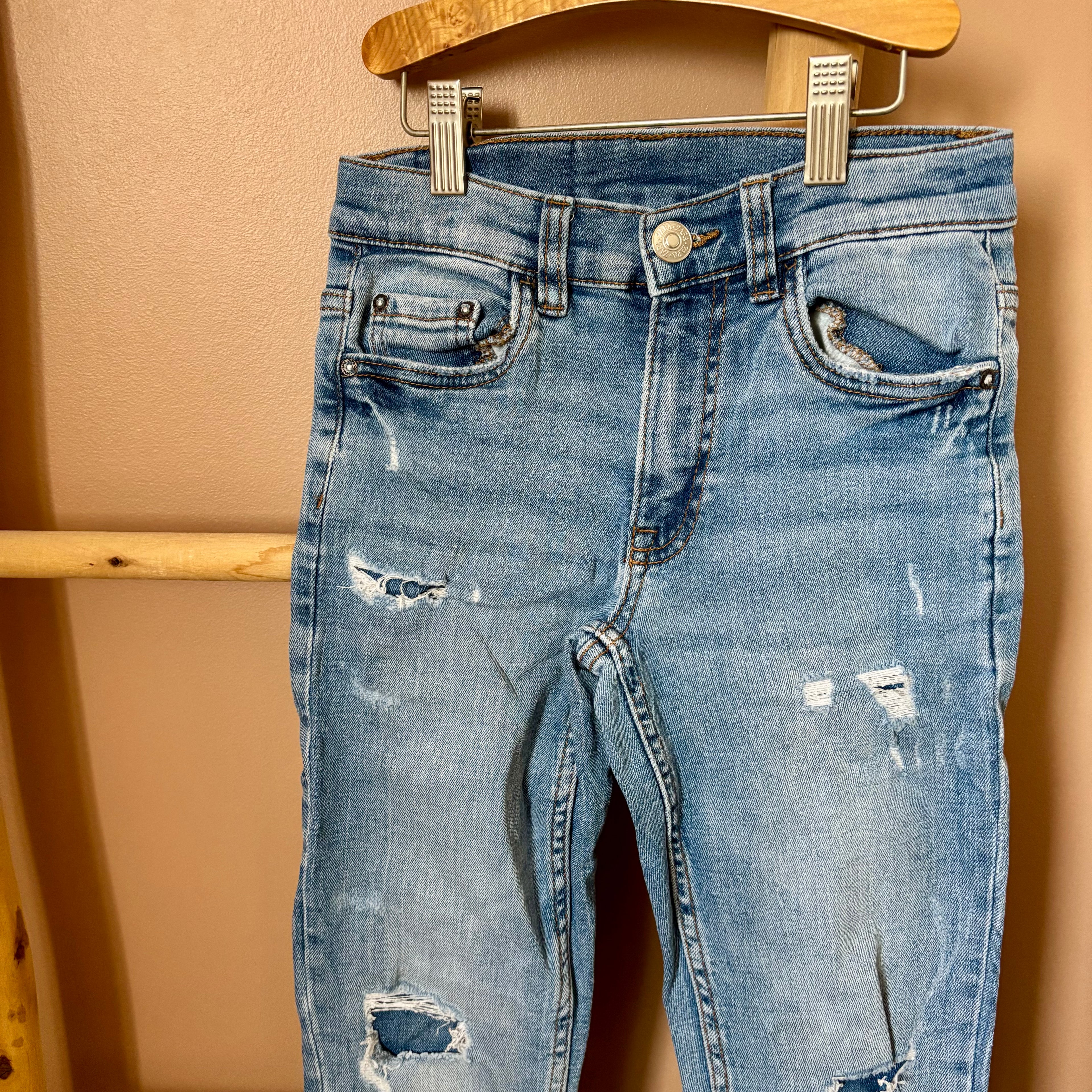 Jean Slim Troué - Zara - 9 ans