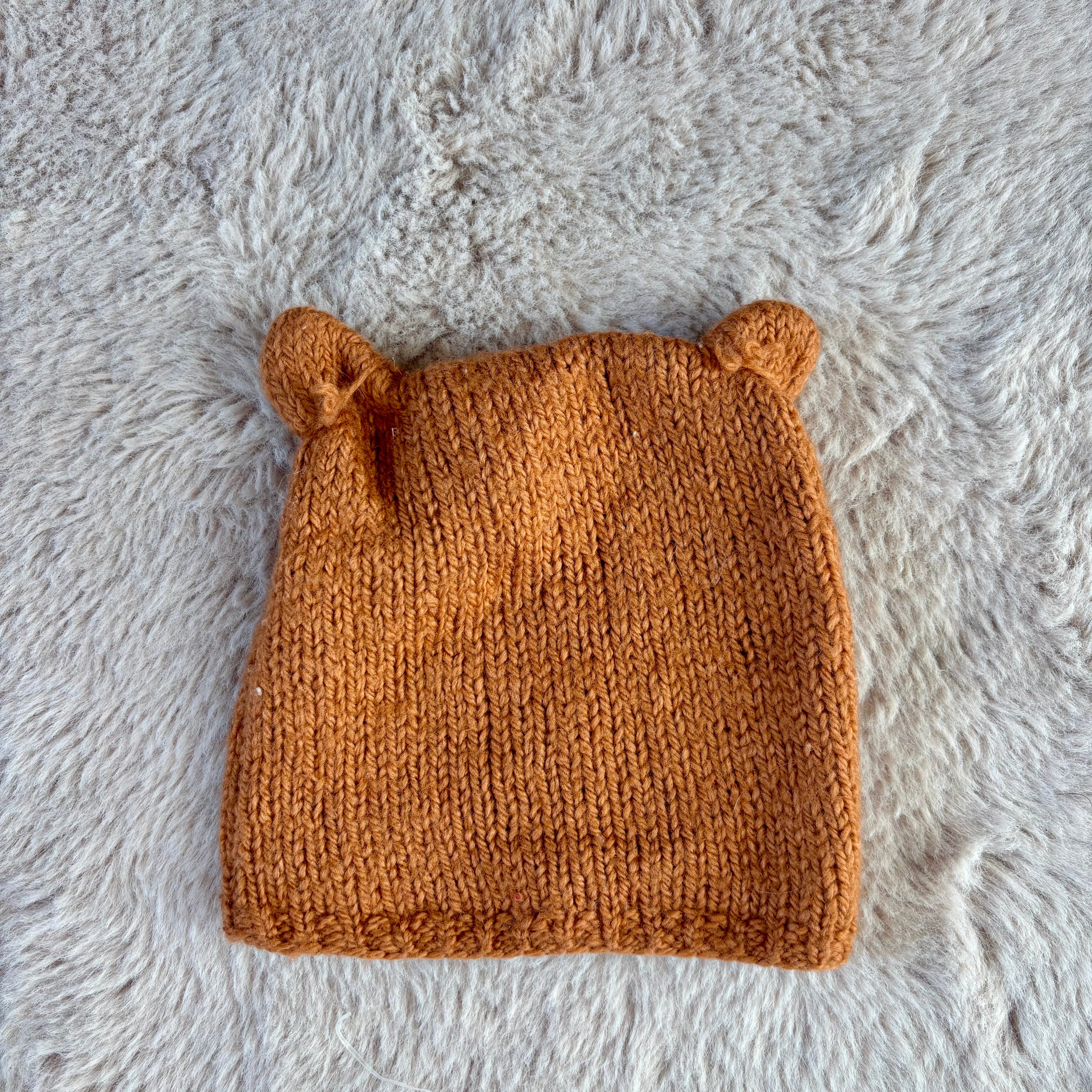 Bonnet - Tricoté Main - 0/6 mois